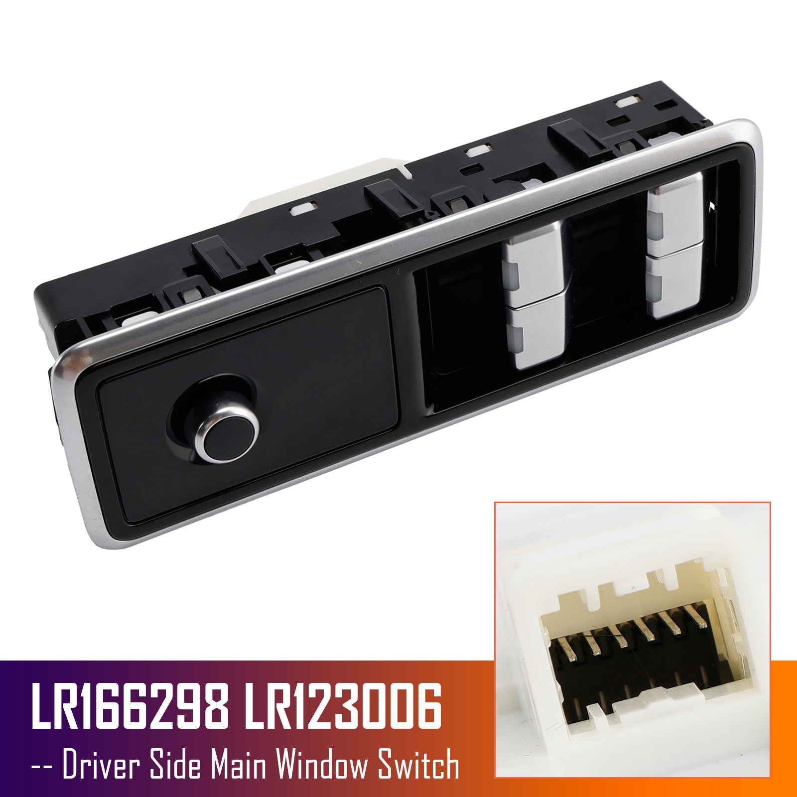 2018 2019 2020 Land Rover Range Rover Sport Driver Side Main Window Switch LR166298 LR123006