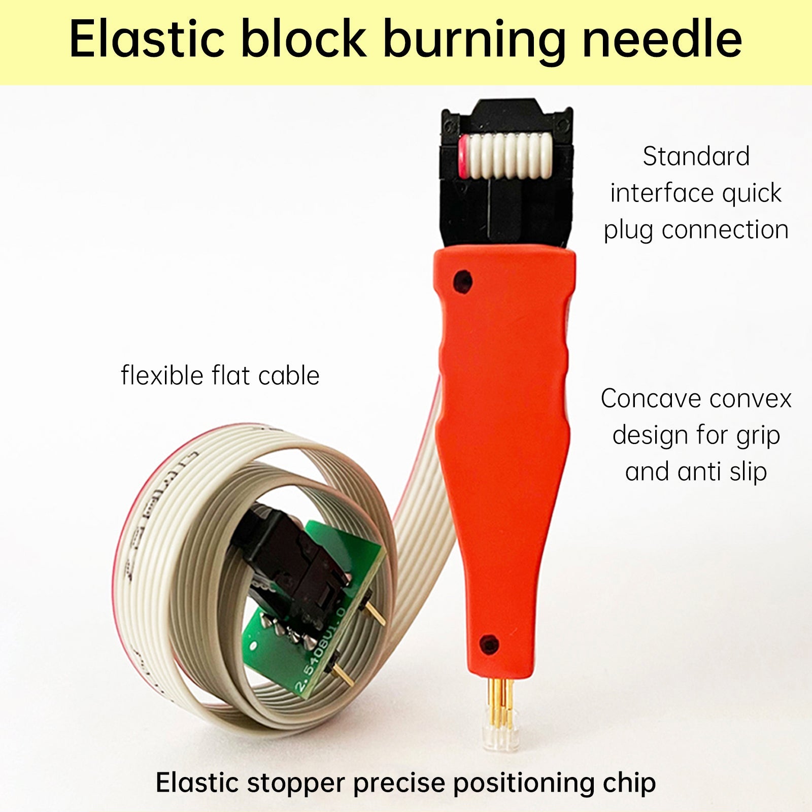 TSSOP8/MSOP8 Chip Burn Test Probe Micro Chip Spring Pin Car Connection Cable
