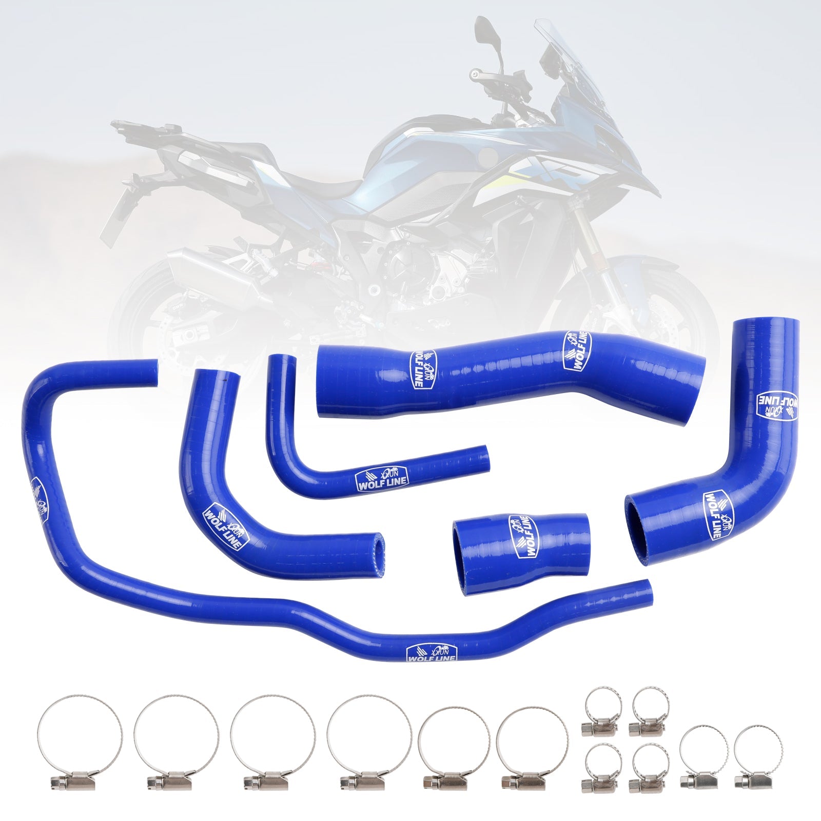 Silicone Radiator coolant Hose kit For BMW S1000XR 2021-2024