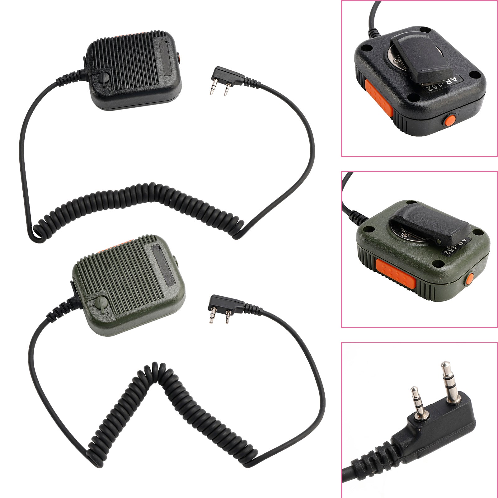 AR-152 Microphone Speaker For TK-240 TH-F7 RPU499A Plus KG669 VEV-3288S UV-5RC