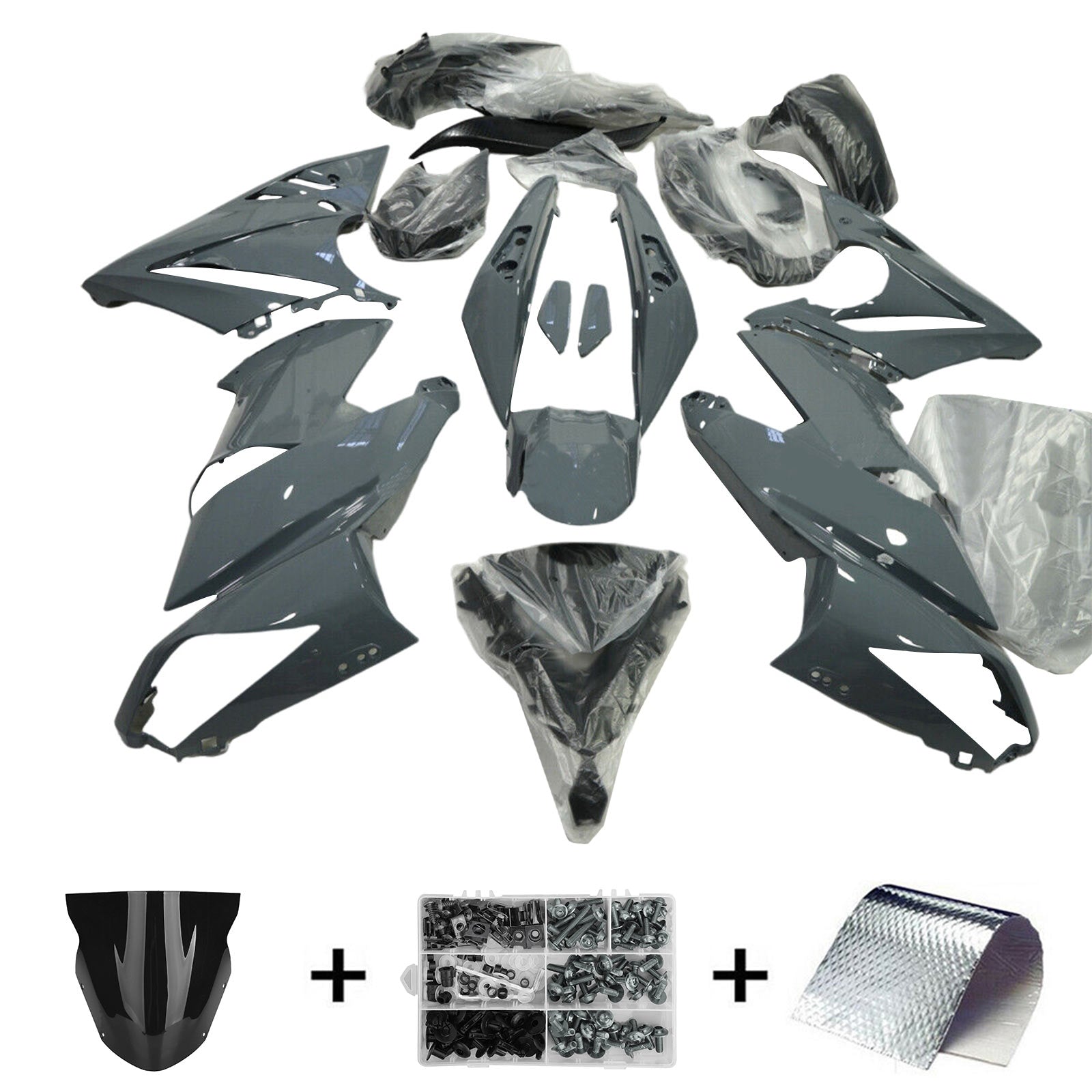 Kawasaki Ninja 650 ER-6F EX650 2009-2011 04# Fairing Kit Plastic