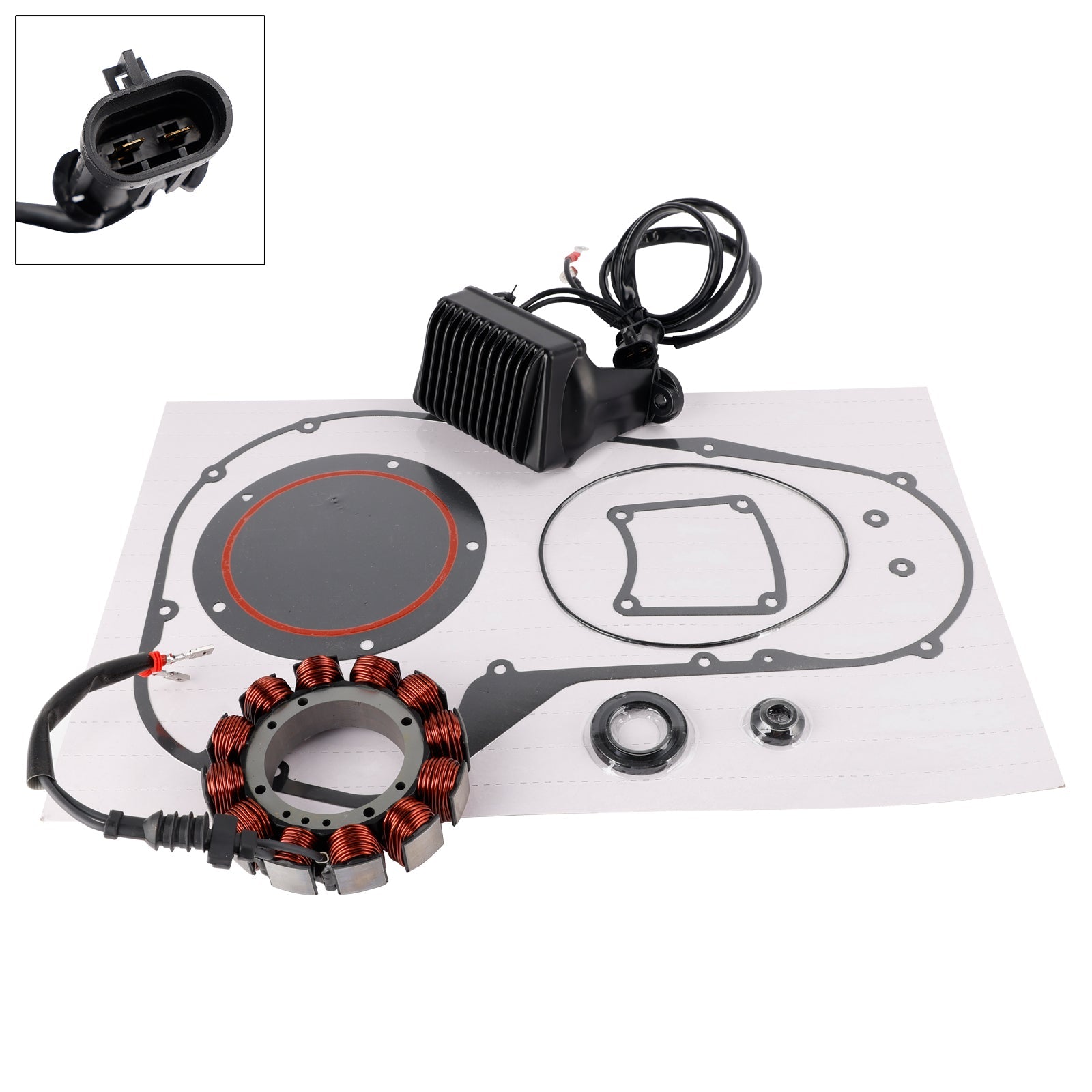 2002-2003 Custom Vehicle Ops Road King Screamin Eagle STATOR REGULATOR PRIMARY GASKET 2998702A 74505-02