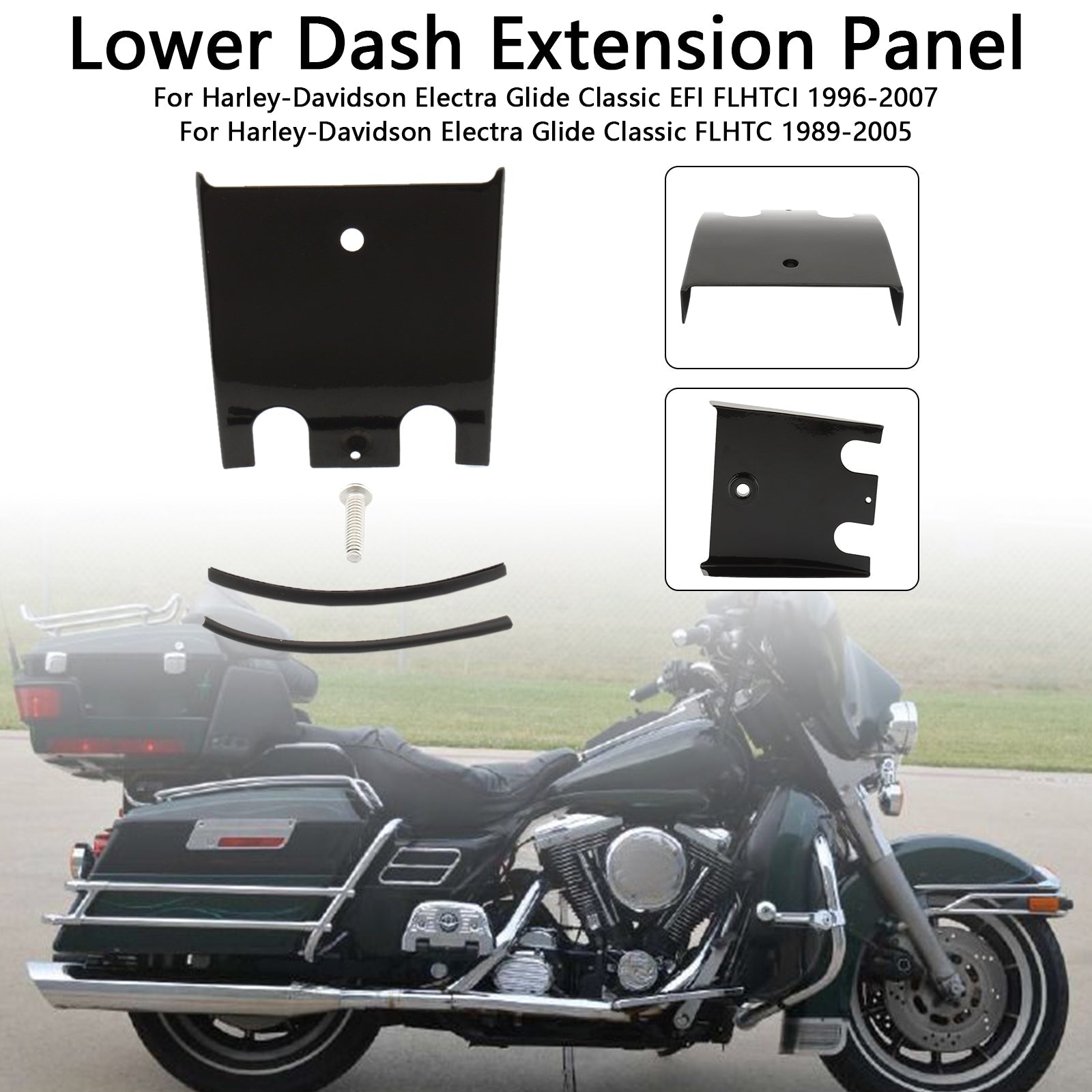 Lower Dash Extension Panel For Electra Glide Road Glide FLHT FLTC 89-07