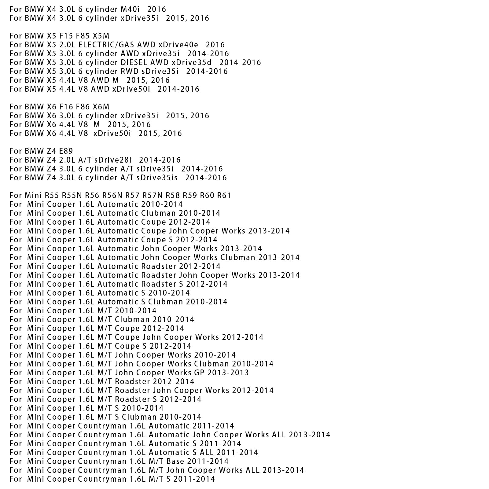 2015, 2016 BMW X4 2.0L xDrive28i Xenon HID Headlight Ballast Control Module 130732926301 7255724
