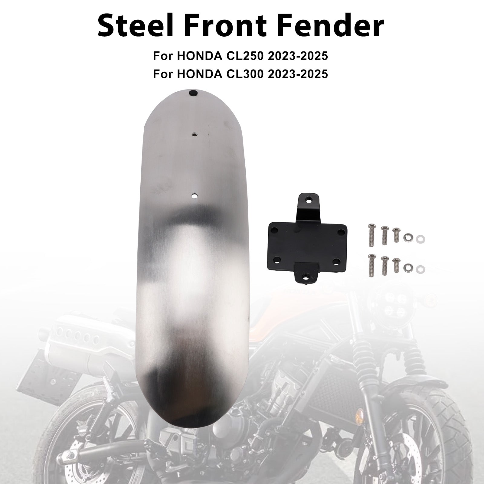2023-2025 HONDA CL250 CL300 CL500 SCL500 Steel Front Fender Mudguard