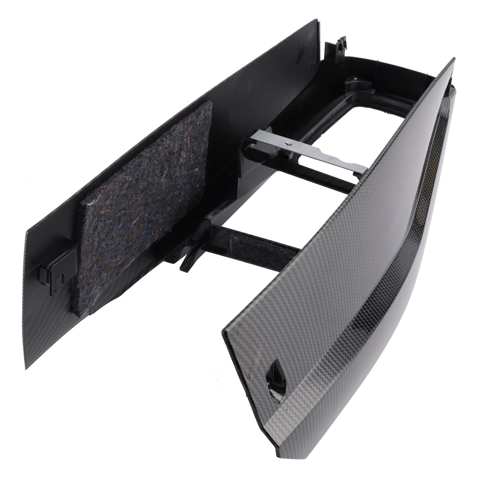 1999-2005 VW Golf Jetta Car Center Console Trim 1J1863201D Carbon Fiber Pattern