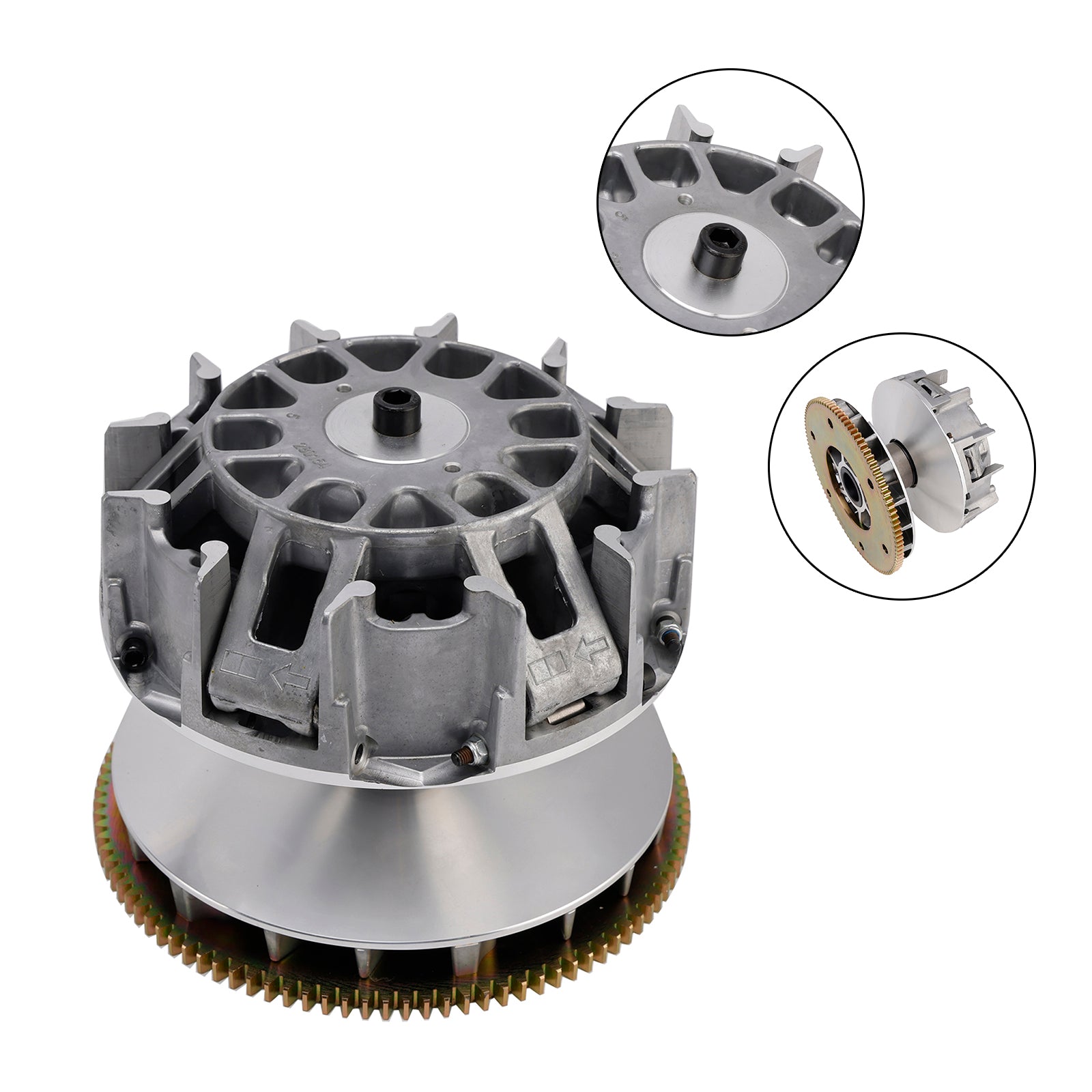 2004-2005 Can-Am Outlander 330 STD 4 X 4 Front Clutch Variator Pulley Set 420684400/420684401 420280245/420280247