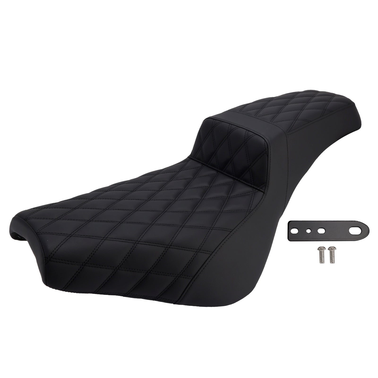 2021-2025 Street Bob 114 Softail Ribbed Complete Cushion Rider Passenger Seat