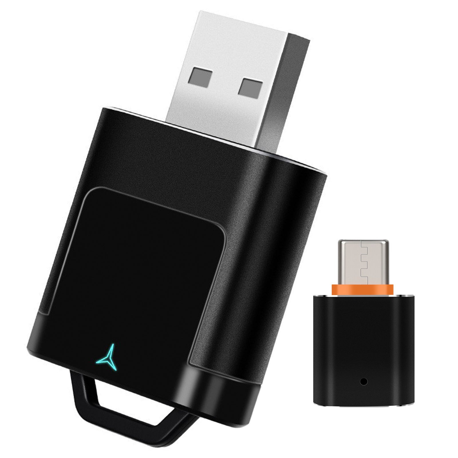 2 in 1 Wireless Apple Carplay Android Auto Adapter Car Wired to Wireless CarPlay