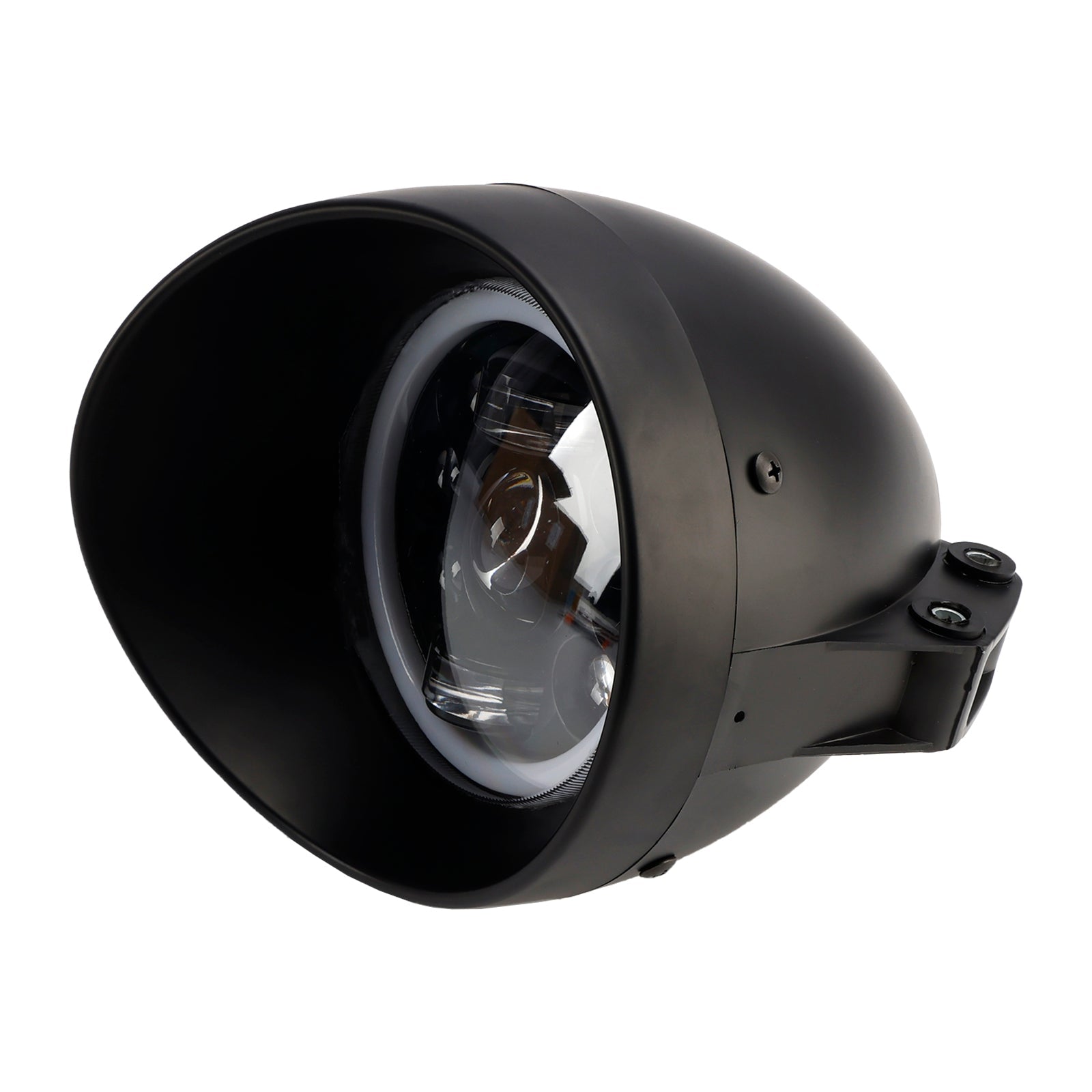 5.75" Motorcycle Spotlight Headlight Fog 9-Bulbs For Motorcycle Scooter Chrome