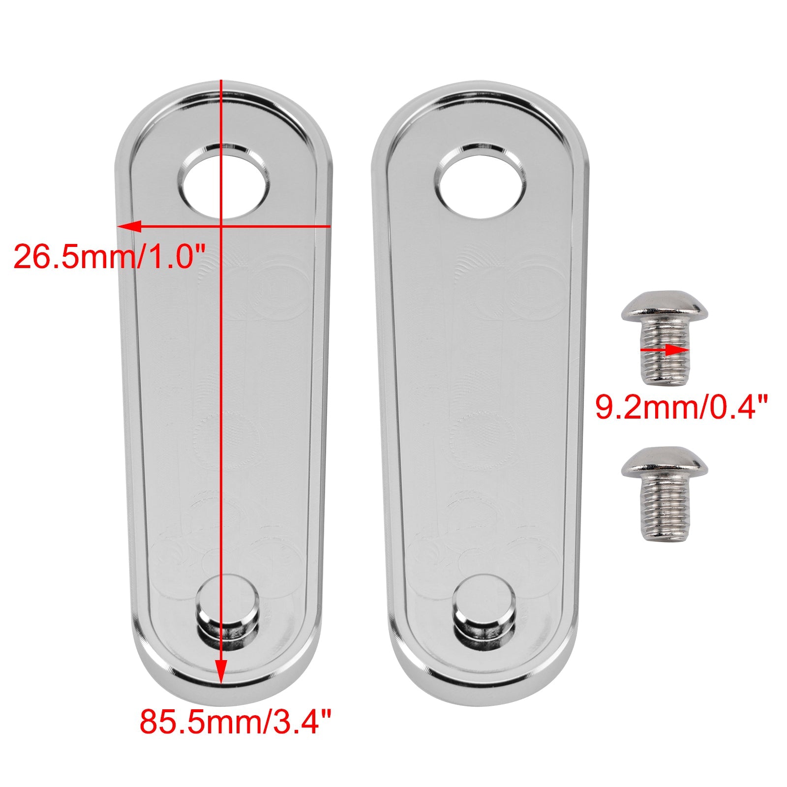 1993-2023 Electra Glides Road Glides Rear Floorboard Foot Peg Frame Plates