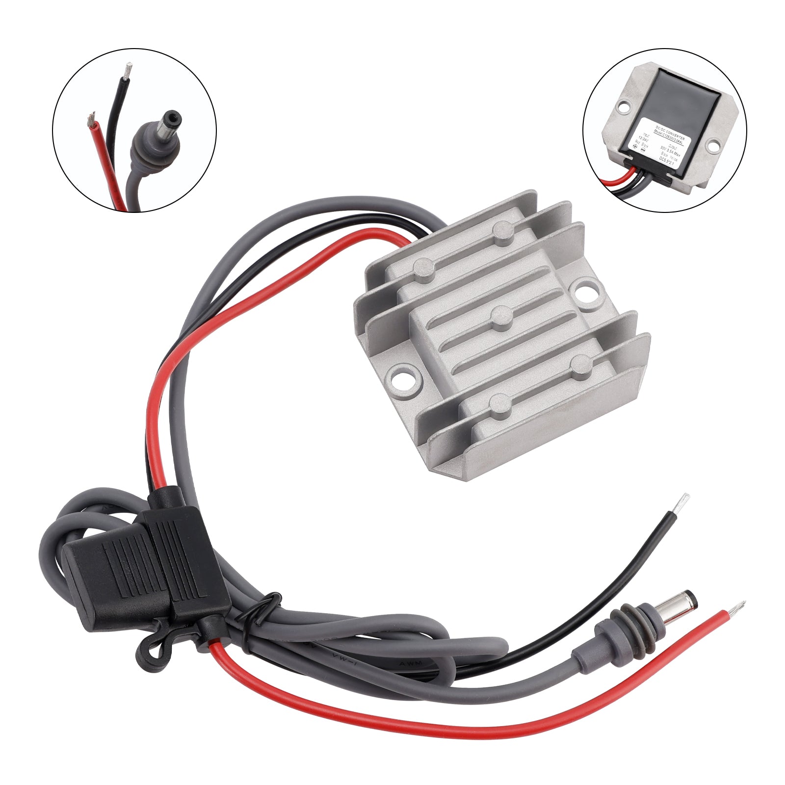 12V/24V To 30V 3.5A 105W Mini Power Supply Boost Conversion With Fuse