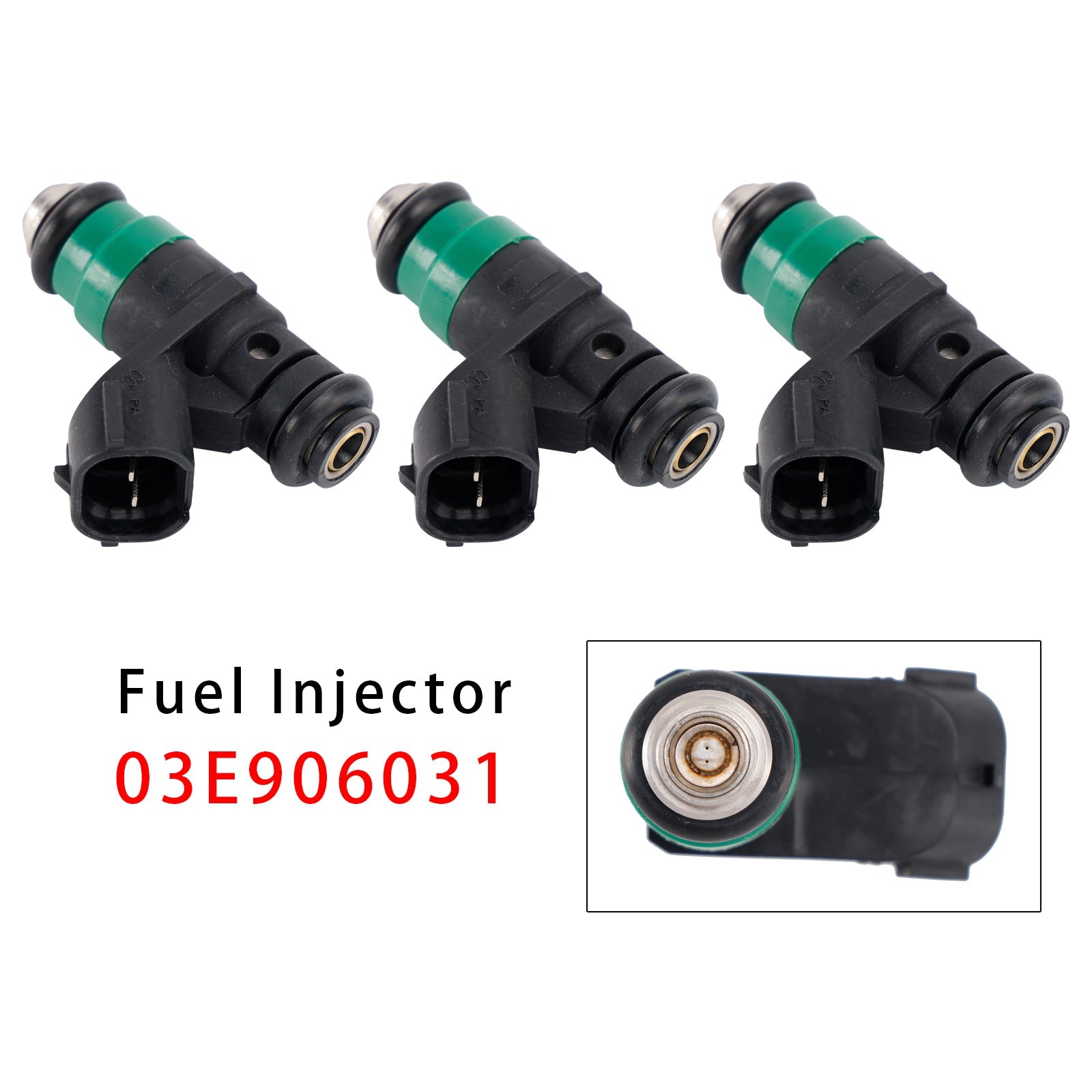 3Pcs Fuel Injector For VW Polo Seat Cordoba Toledo Skoda Fabia 1.2 03E906031