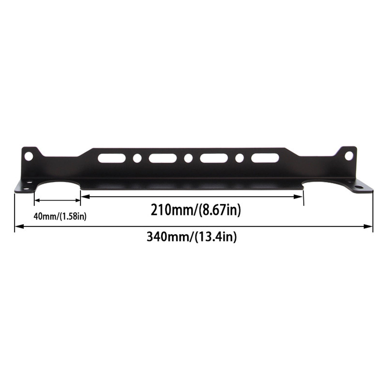 Oil Cooler Mounting Bracket Kit 340mm 13.4inch For Japanese-Style Oil Cooler