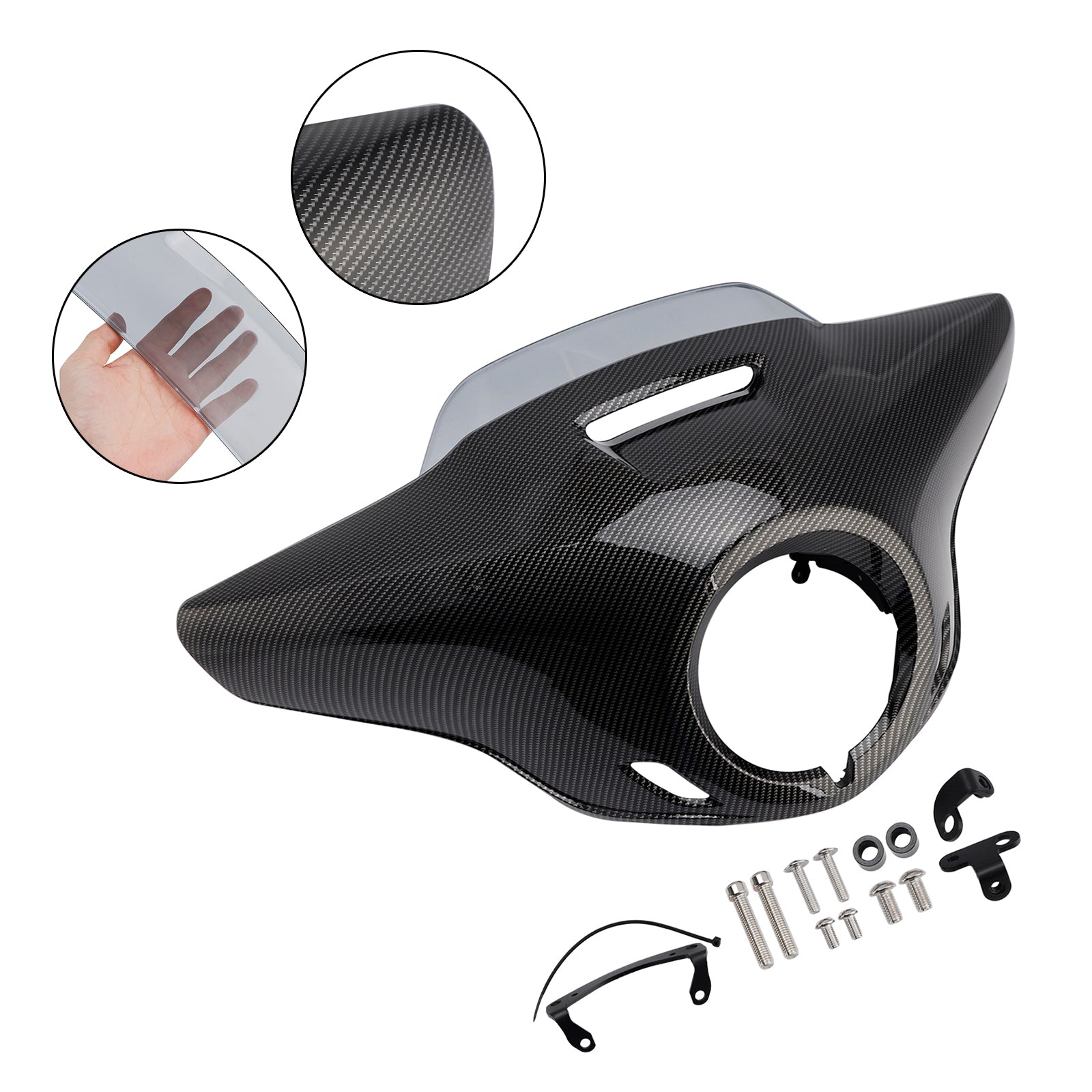 2021-2024 HONDA CM300 CM500 Windshield WindScreen Headlight Fairing