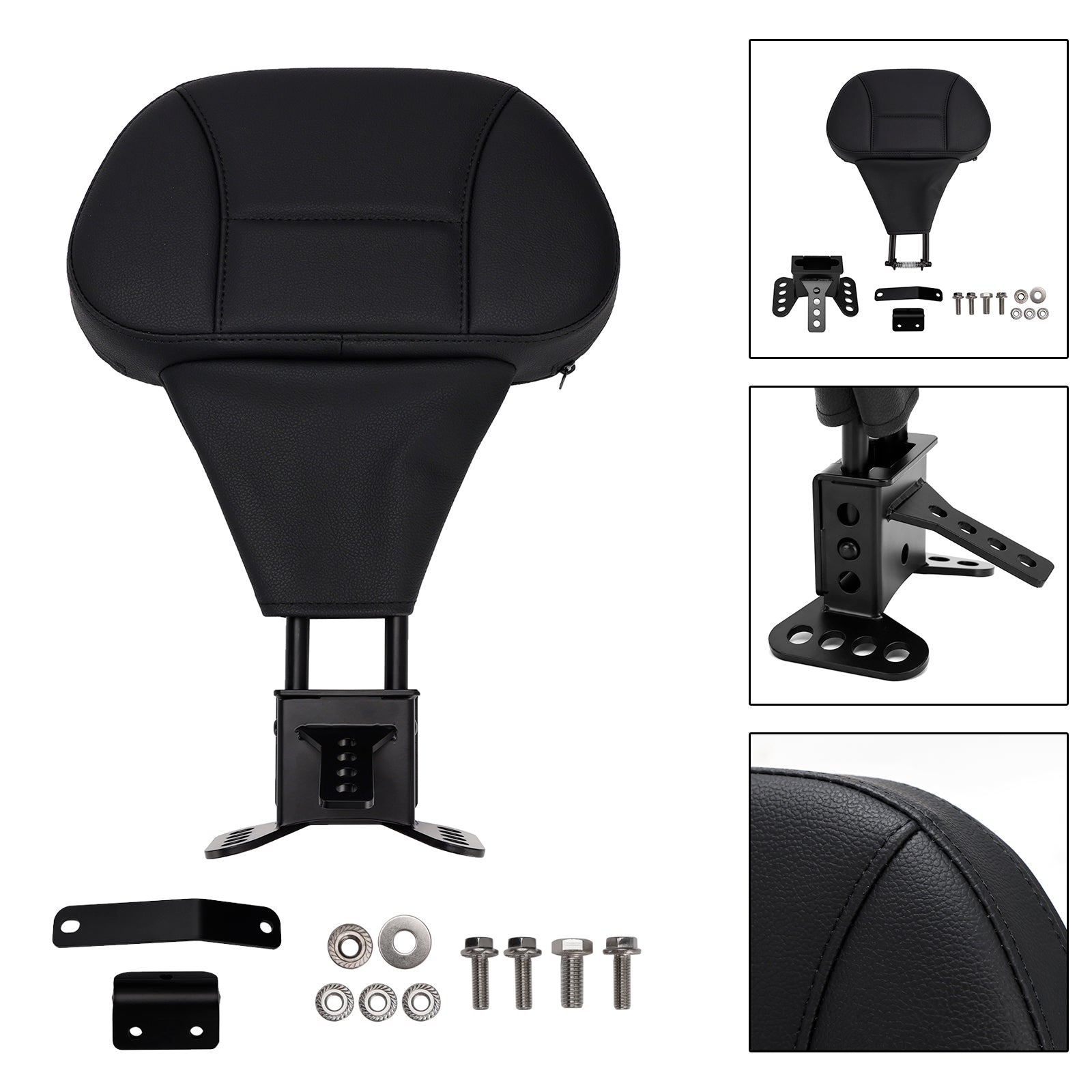 Driver Backrest pad fit for Street Electra Road Glide Road King Tri Glide 09-25