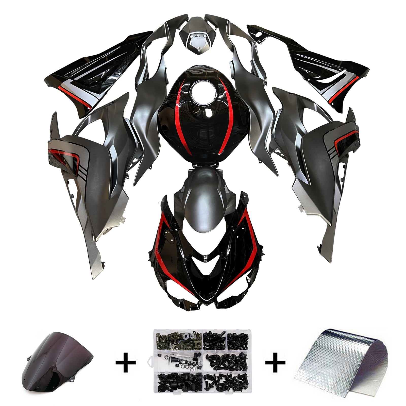 Injection Fairing Kit Bodywork Plastic ABS fit For Kawasaki ZX-6R 2024-2025