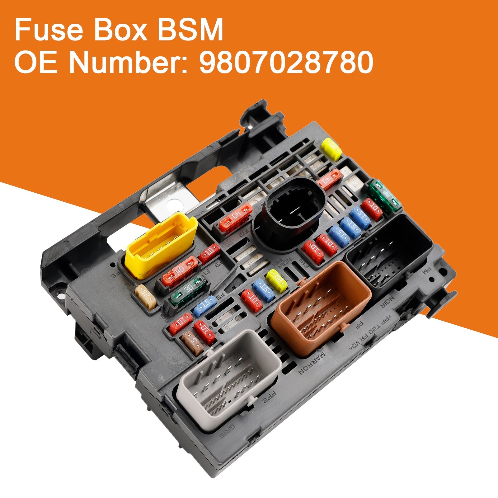 2007 Onwards Peugeot 308 SW I (4E_, 4H_) Fuse Box BSM 9807028780
