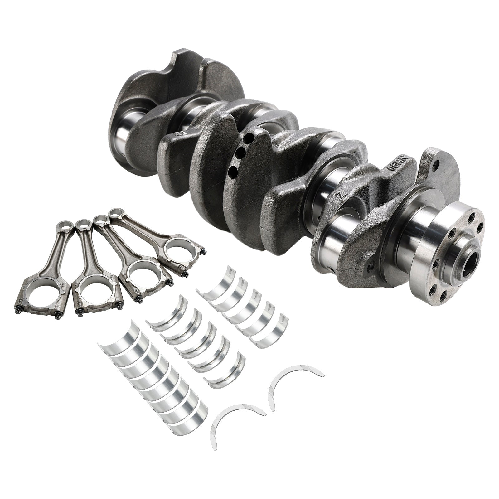 Crankshaft & Bearing & Rod Kit 06H105021M for 2009-2016 VW CC 2.0T Sedan A/T & M/T FWD All Trims Executive Lux Sport Trend
