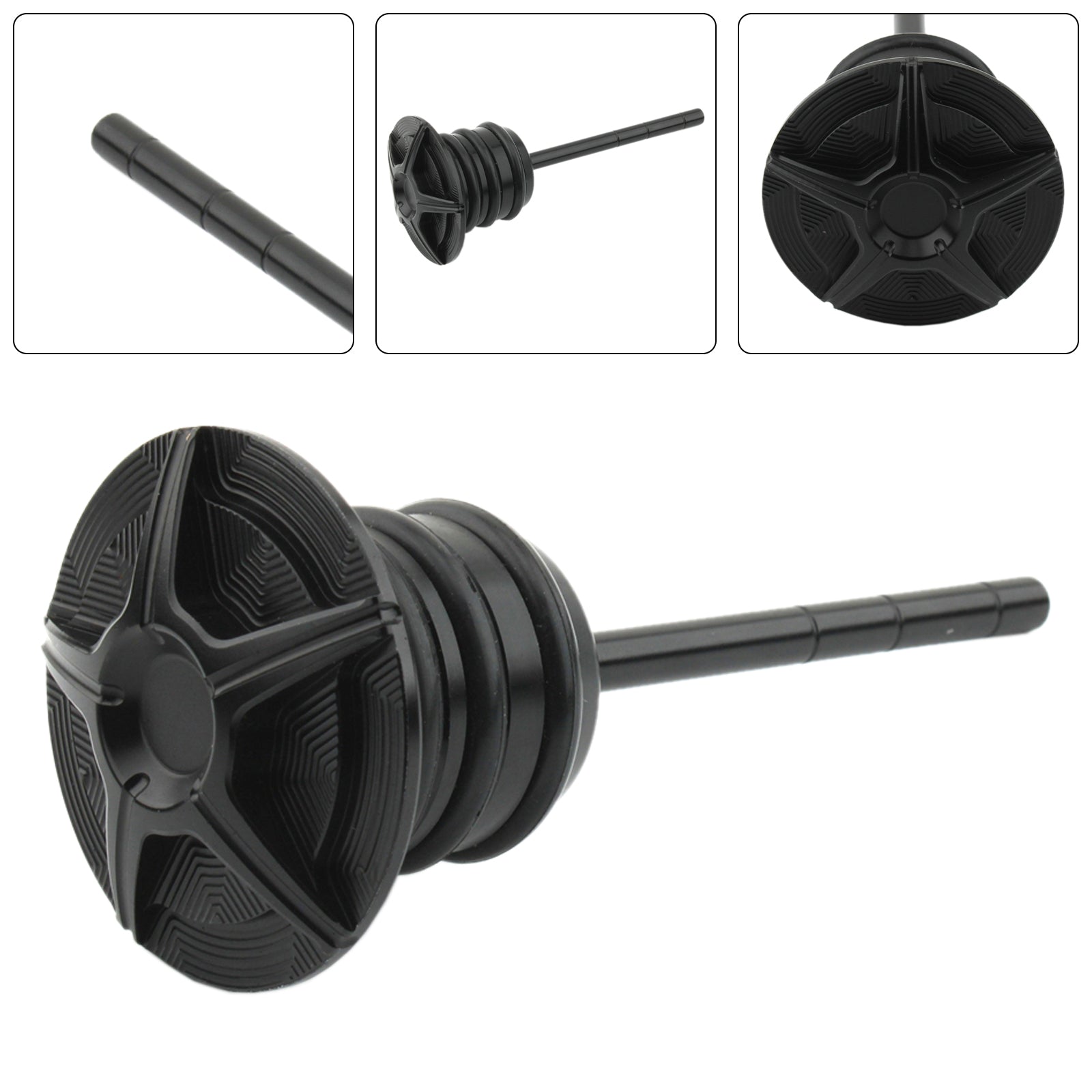 Oil Dipstick Tank Cap Plug For Softail 84-99 Sportster 82-03