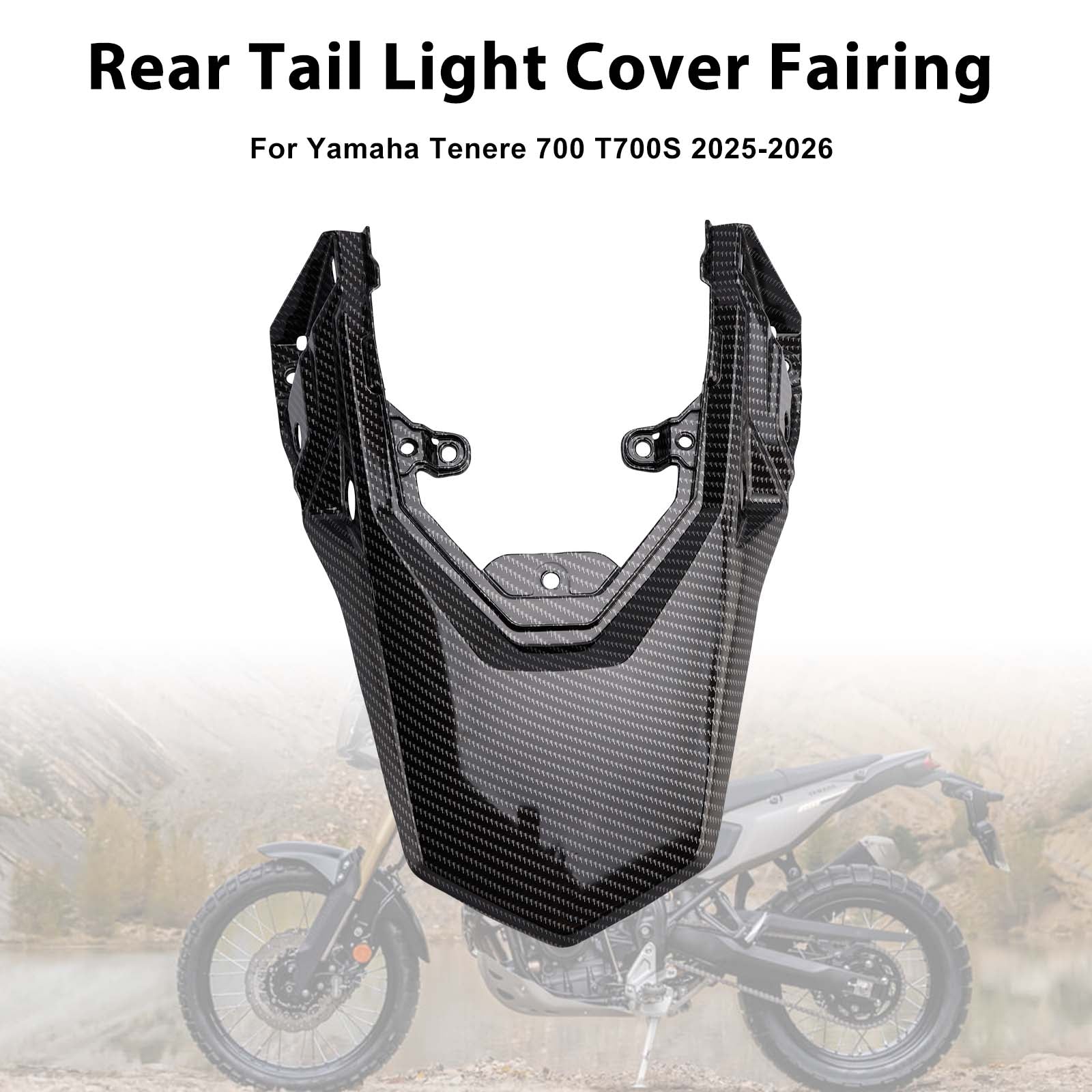 2025-2026 For Yamaha Tenere 700 T700S Rear Tail Light Cover Fairing