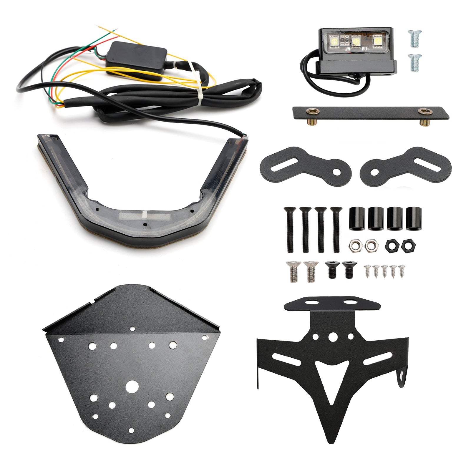 알루미늄 합금 번호판 홀더 브래킷 BMW S1000RR 2021-2024에 적합합니다.