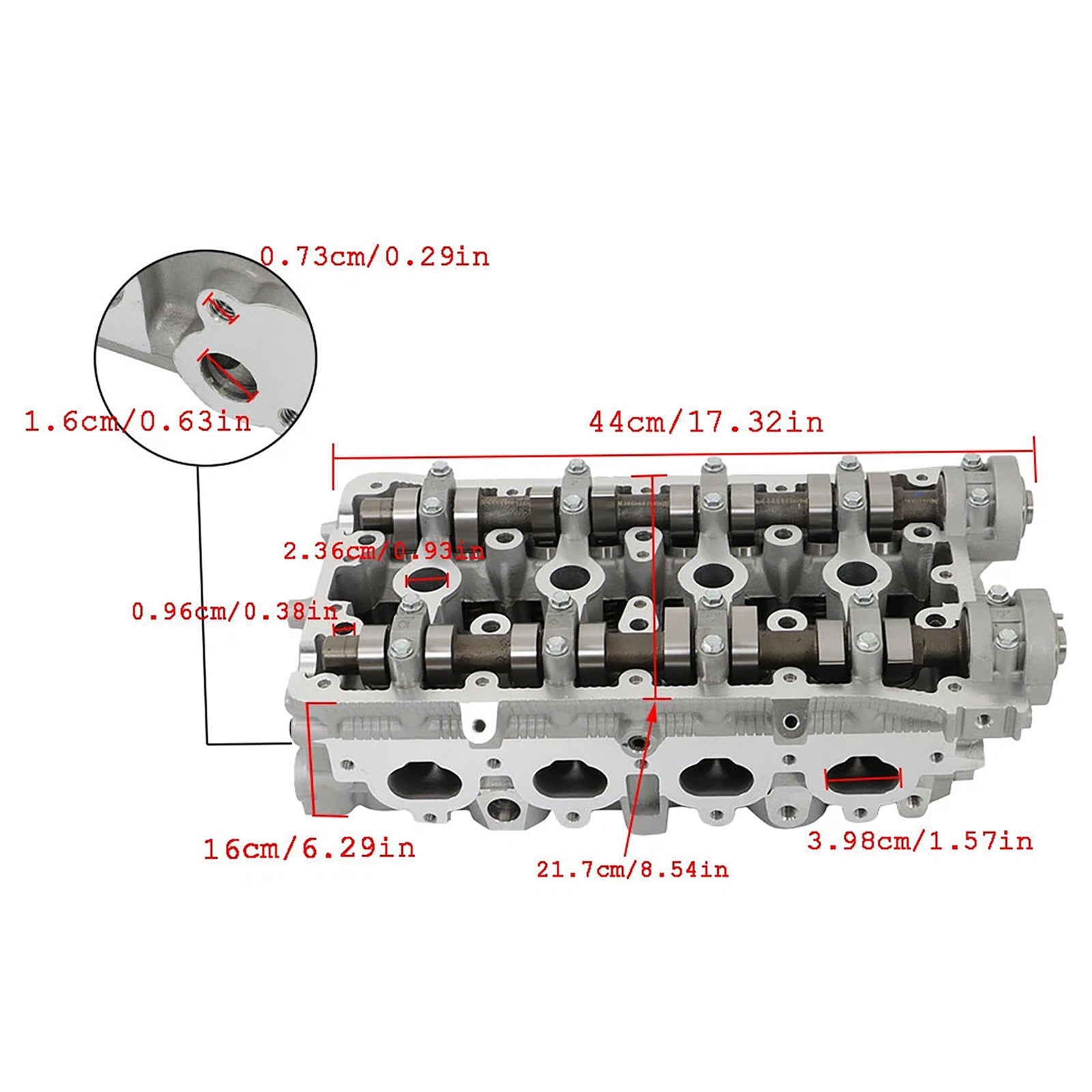 2004-2007 Chevrolet AVEO 1.6L Engine Cylinder Head Assembly F16D3 96446922