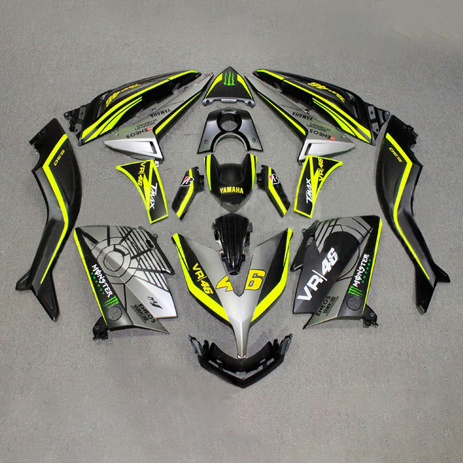 Amotopart Yamaha T-Max Tmax530 2015-2016 페어링 키트 차체 복근