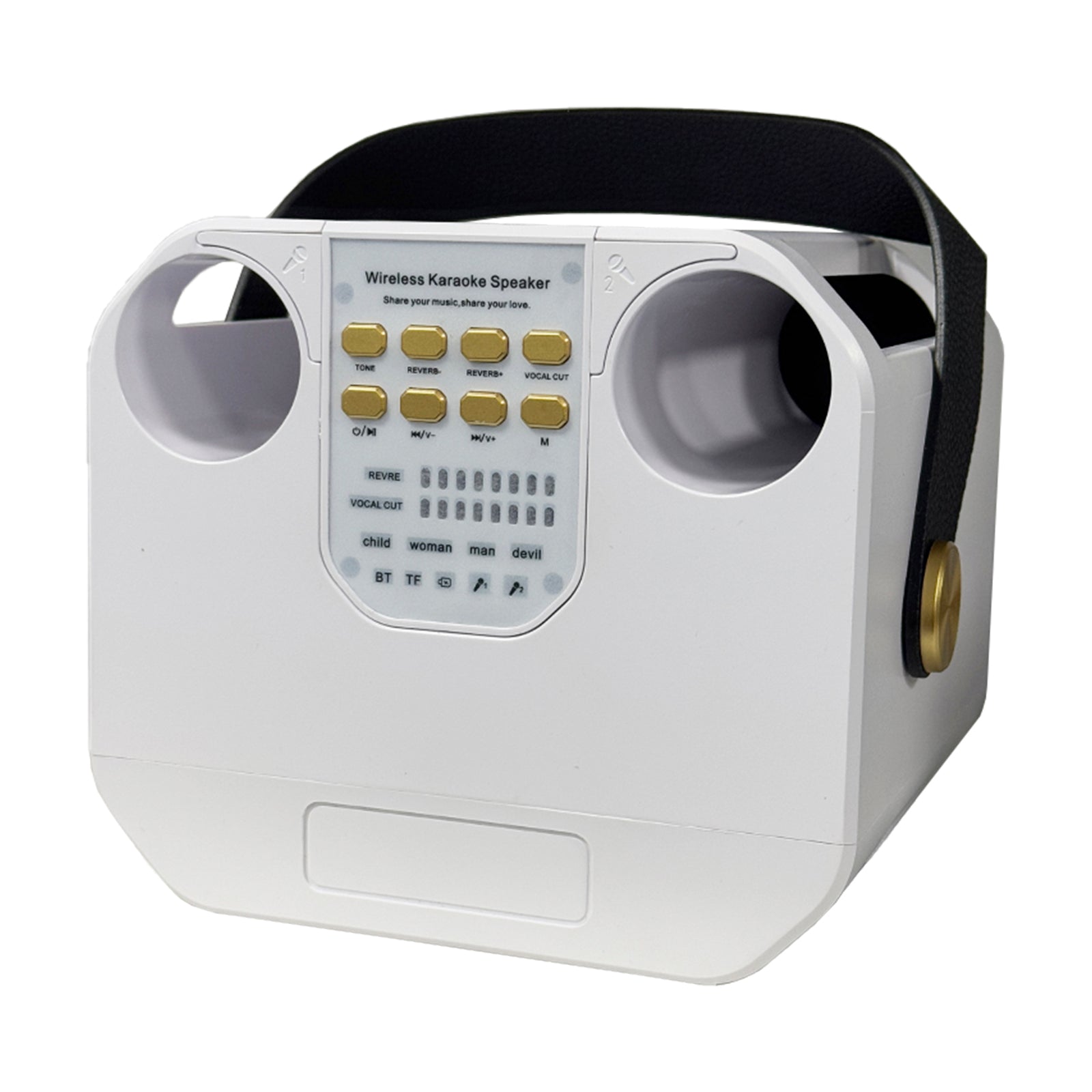 Wireless Bluetooth Speaker Dual Microphone Karaoke Home Portable Karaoke Speaker