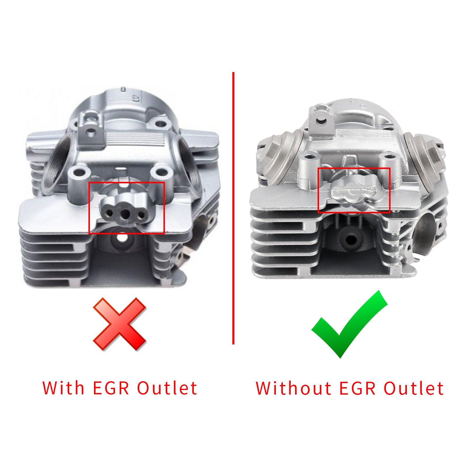 2000-2011 Yamaha XT 125 R Complete Engine Head Cylinder without EGR 5VL-E1111-11