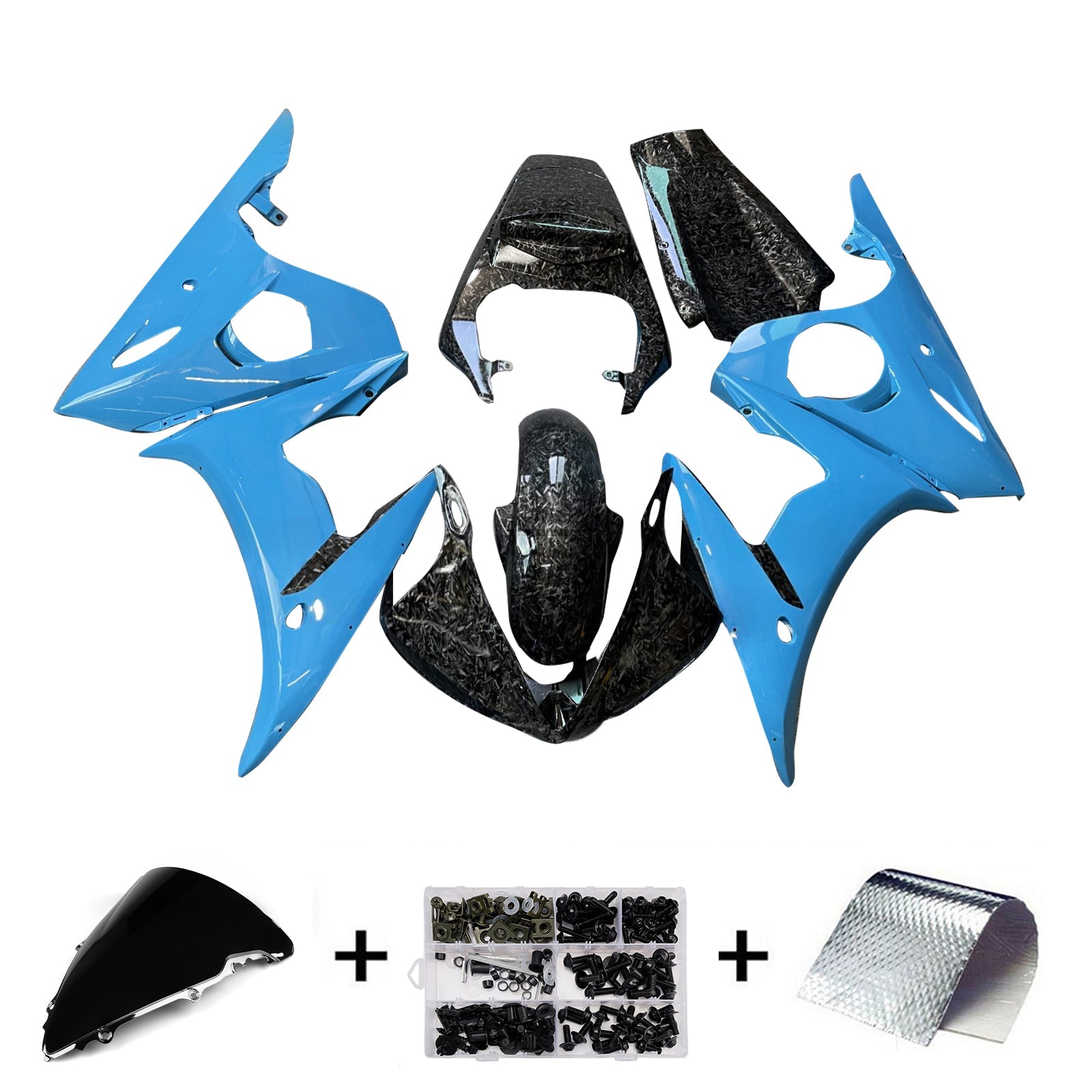 Injection Fairing Kit Bodywork For Yamaha YZF-R6 2003-2004 R6S 2006-2009