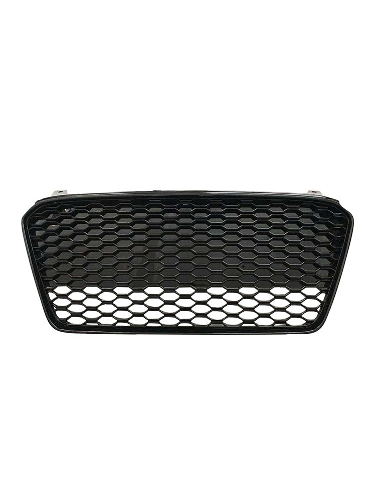 Gloss Black Front Henycomb Bumper Grille Grill Fit Audi R8 2013-2015