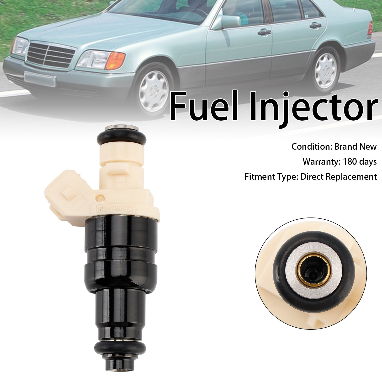 MERCEDES W124 W140 W210 R129 1PCS Fuel Injector 0000788323 A0000786523