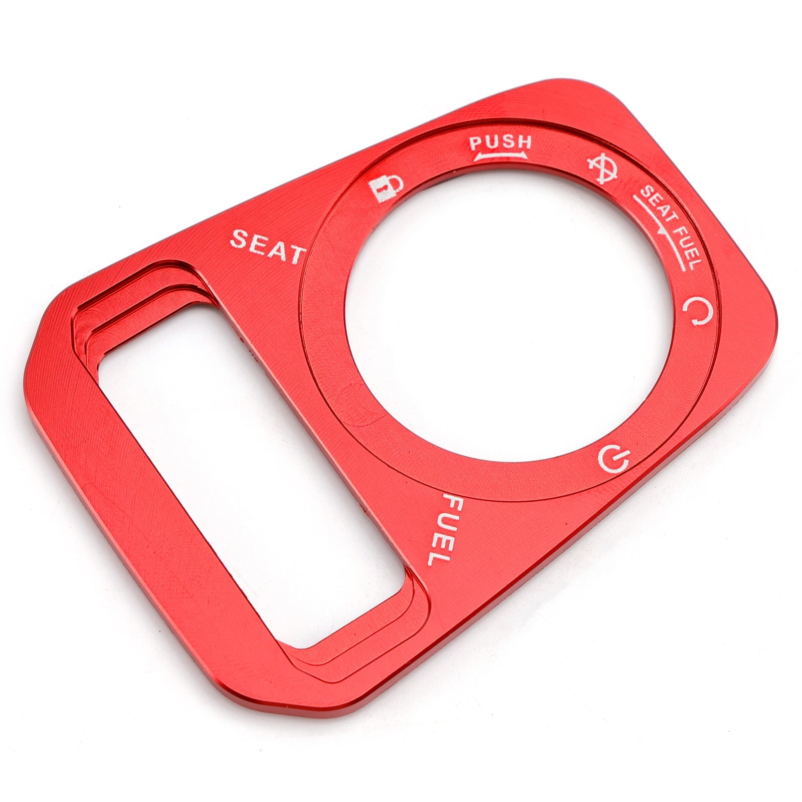 Aluminum Key Cylinder Cover Red For Honda ADV 350 ADV350 2022-2025
