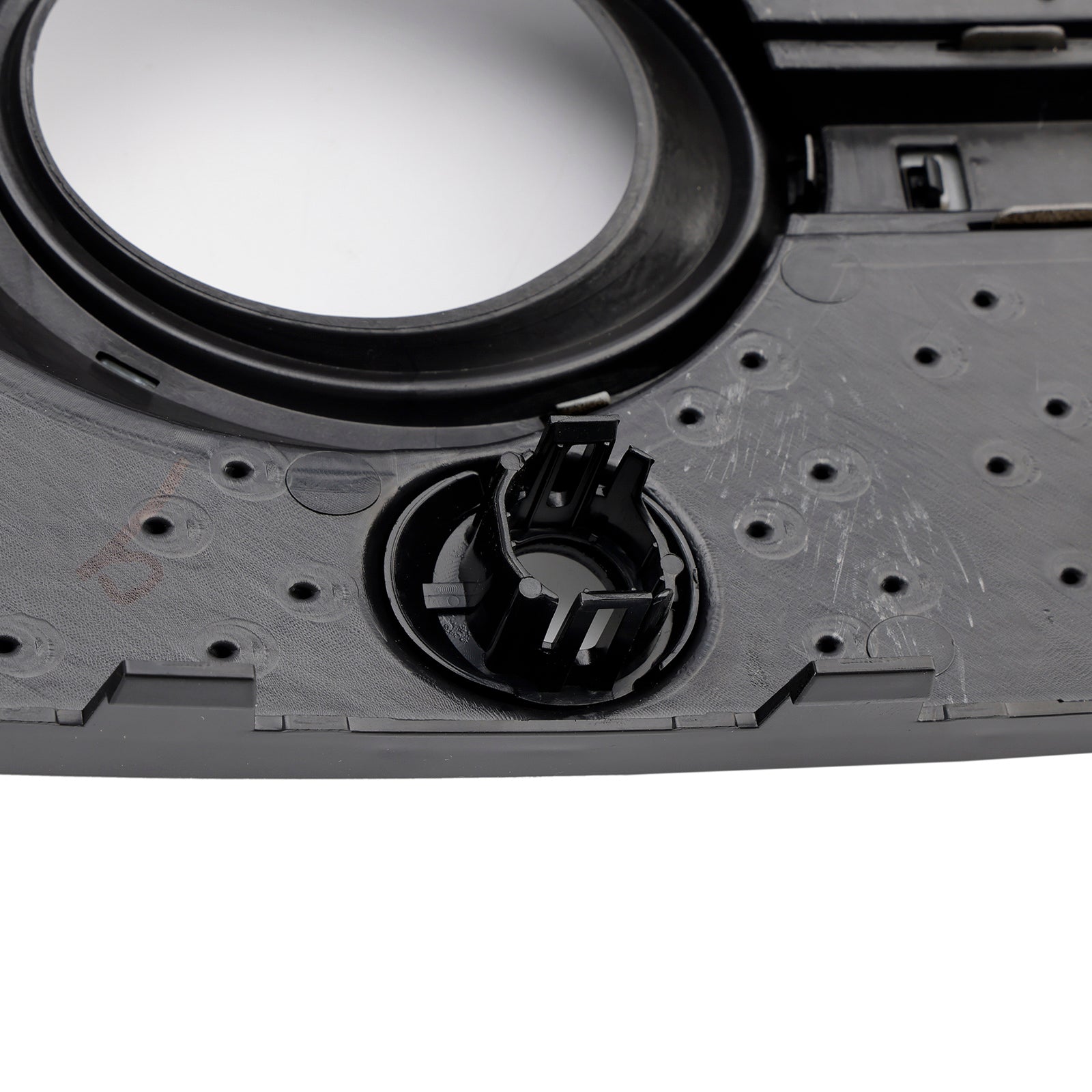 2013-2015 Audi Q3 RSQ3 Style Honeycomb Front Fog Light Covers Gloss Black