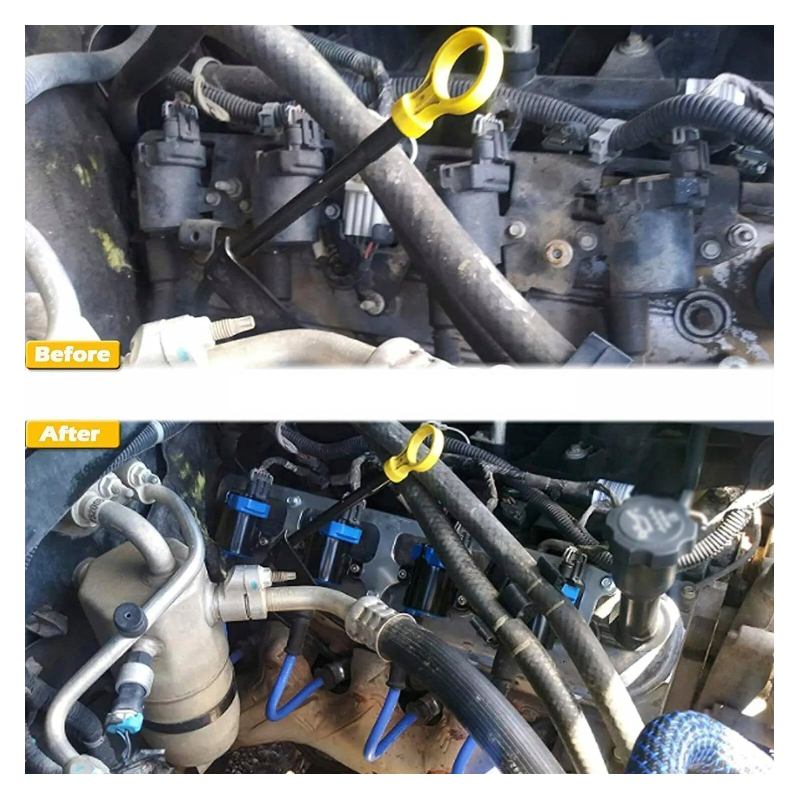 5.3L LS Truck Side Bolt Coil Brackets Mount Valve Cover 19005218 D585 LSX Swap