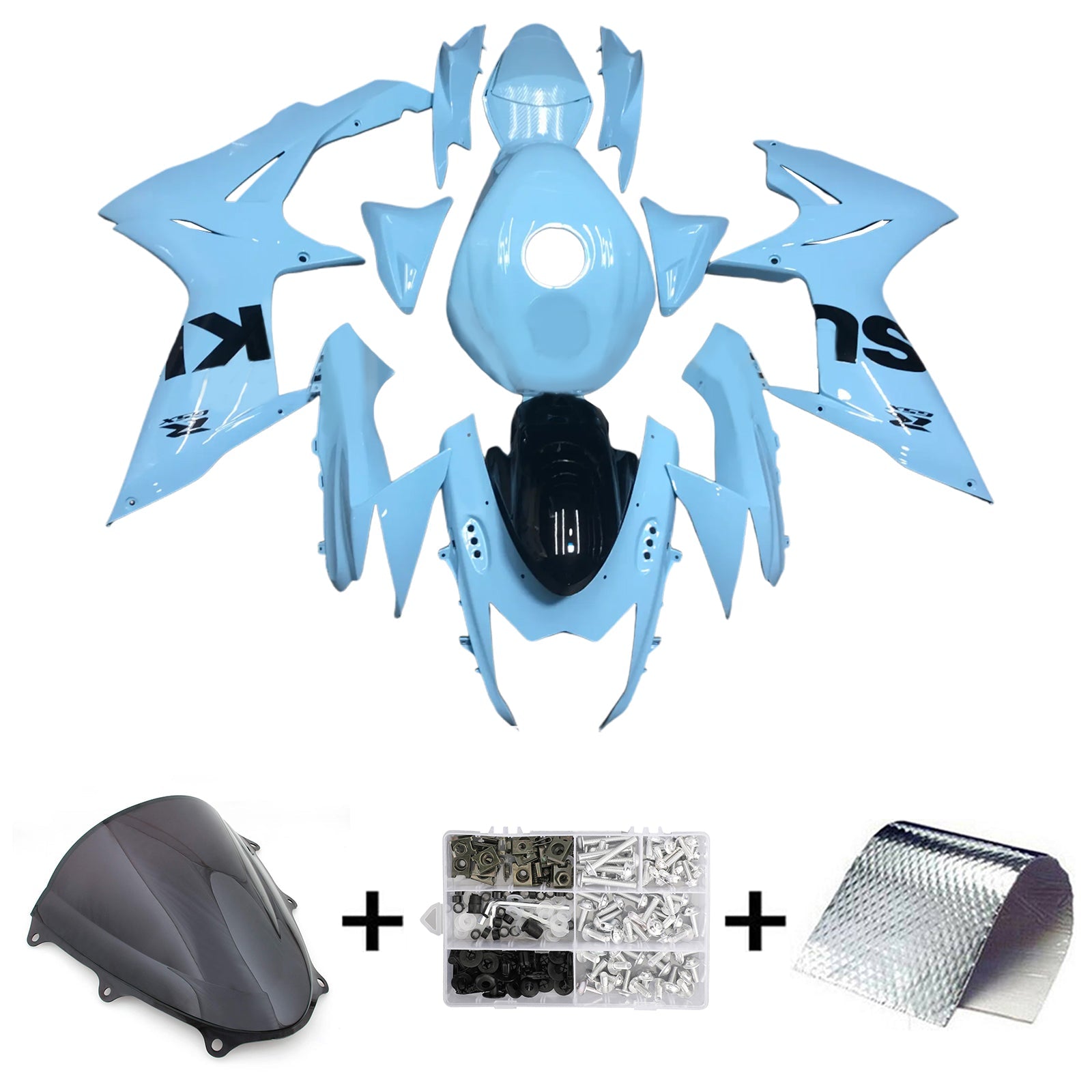 Amotopart Suzuki GSXR 600/750 2011-2025 K11 Fairing Kit Bodywork Plastic ABS
