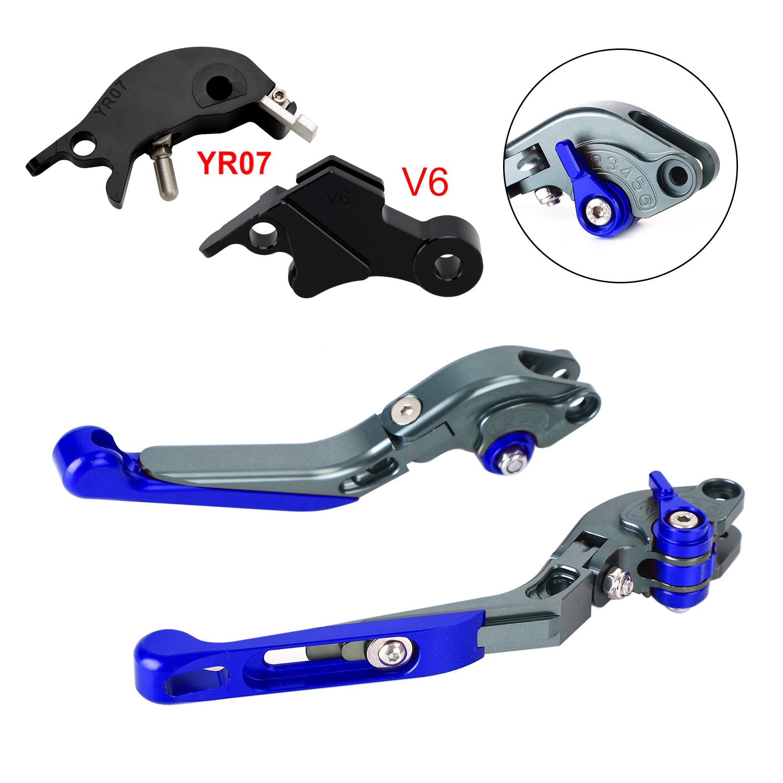 Adjustable Clutch Brake Lever fit for YAMAHA XSR900 XSR900GP MT-09 2024-2025