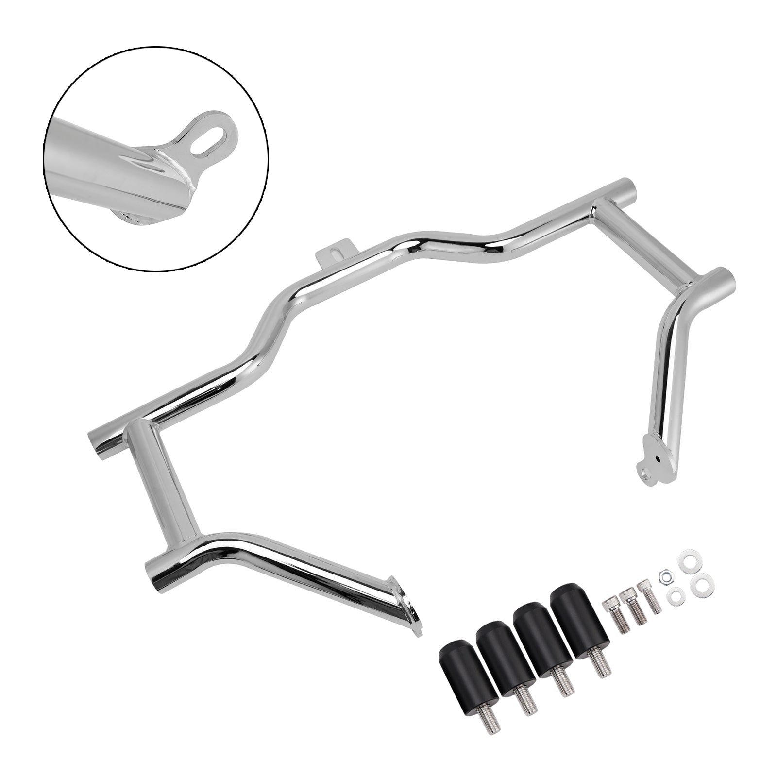 2017-2024 Road King Special FLHRXS Engine Guard Anti-Crash Bumper Protector Chrome