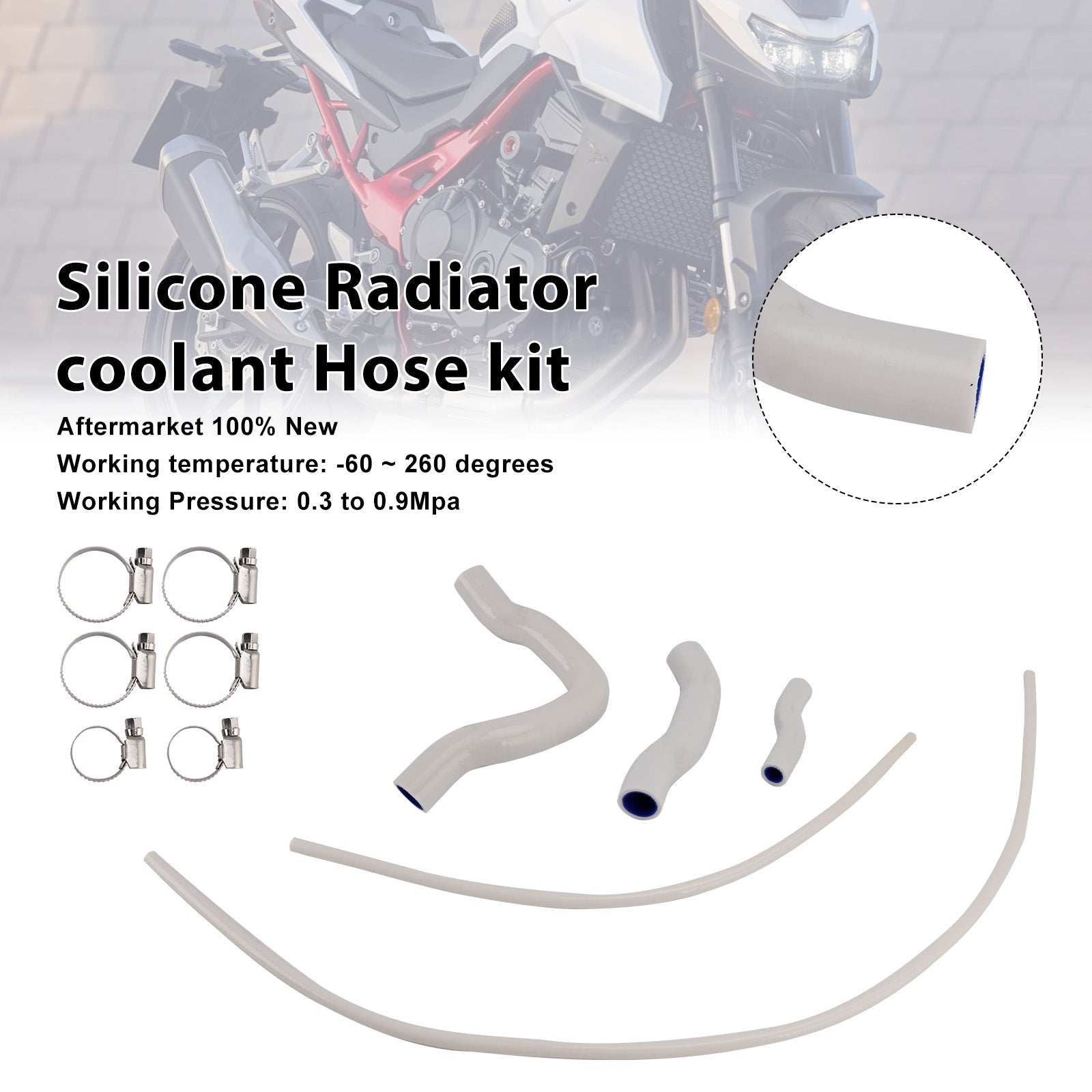 2023-2025 Honda CB750 Hornet Silicone Radiator coolant Hose