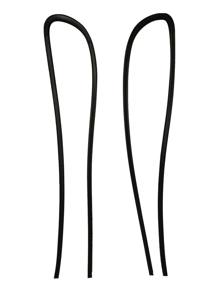 1988-1991 HONDA CR-X CRX EF8 2PCS Window Glass Molding RH & LH 73810-SH2-003 73860SH2003