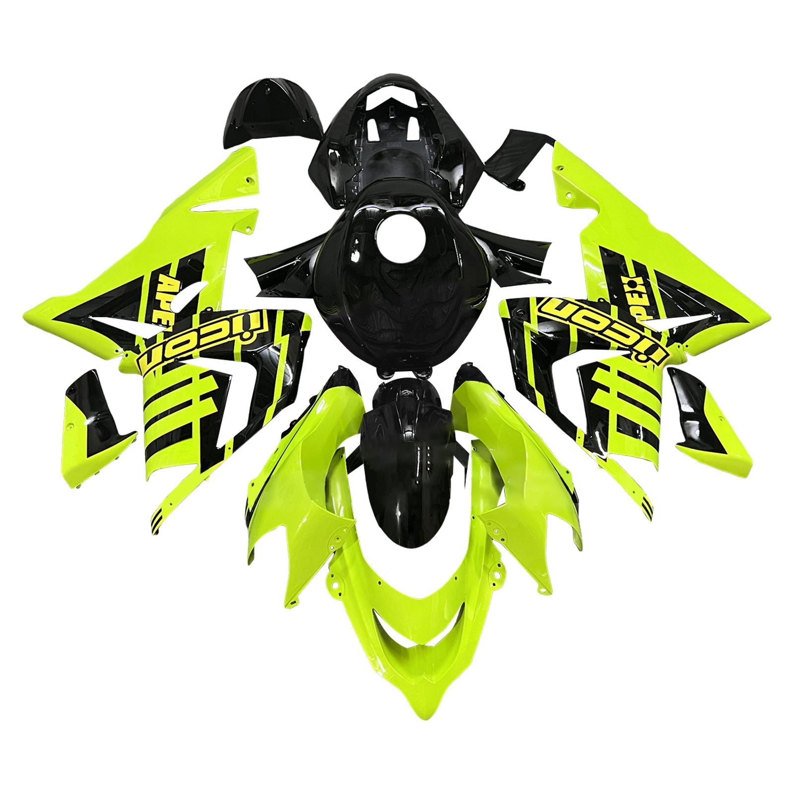 Injection Fairing Kit Bodywork Plastic ABS fit For Kawasaki ZX10R 2004-2005