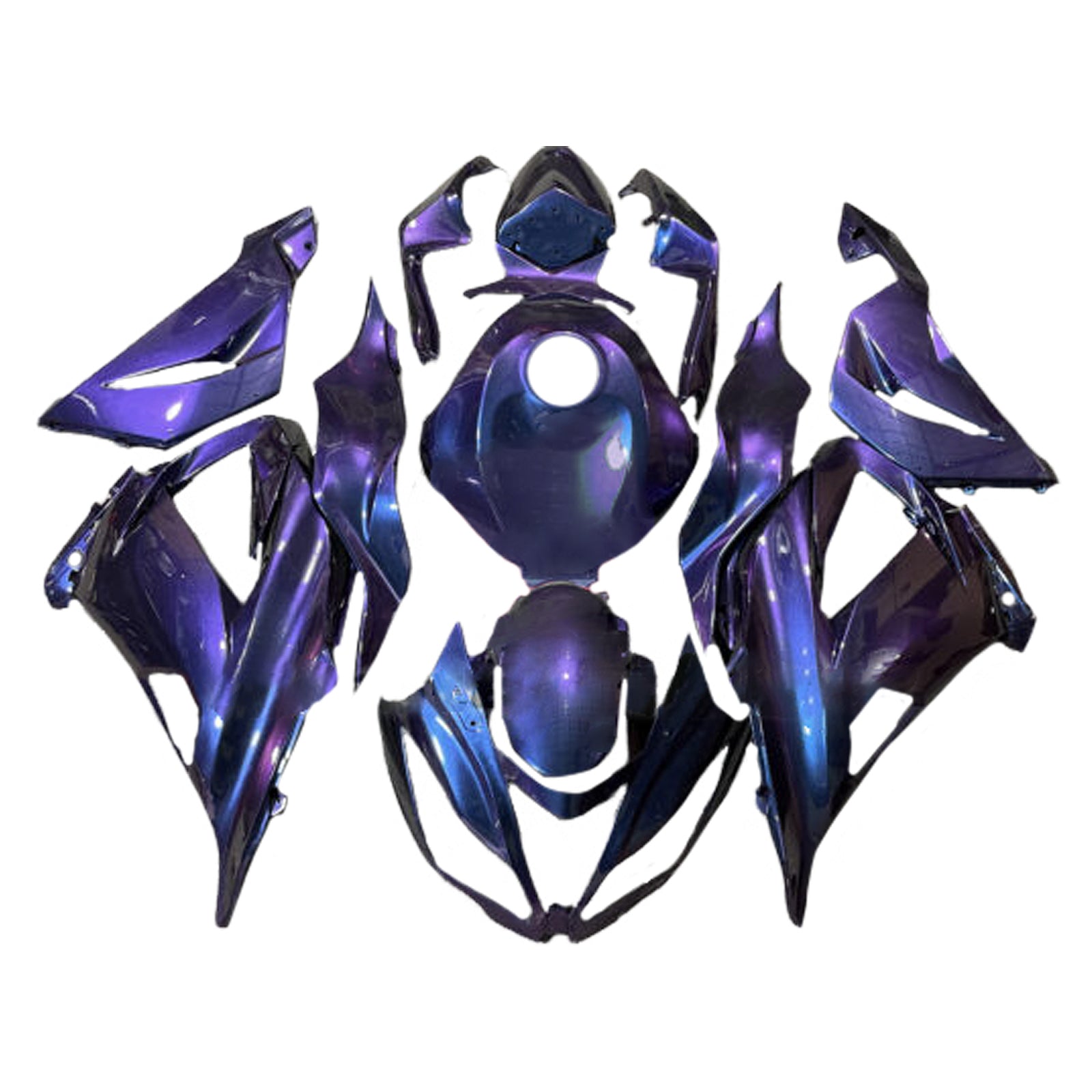 Injection Fairing Kit Bodywork Plastic ABS fit For Kawasaki ZX6R 636 2013-2018