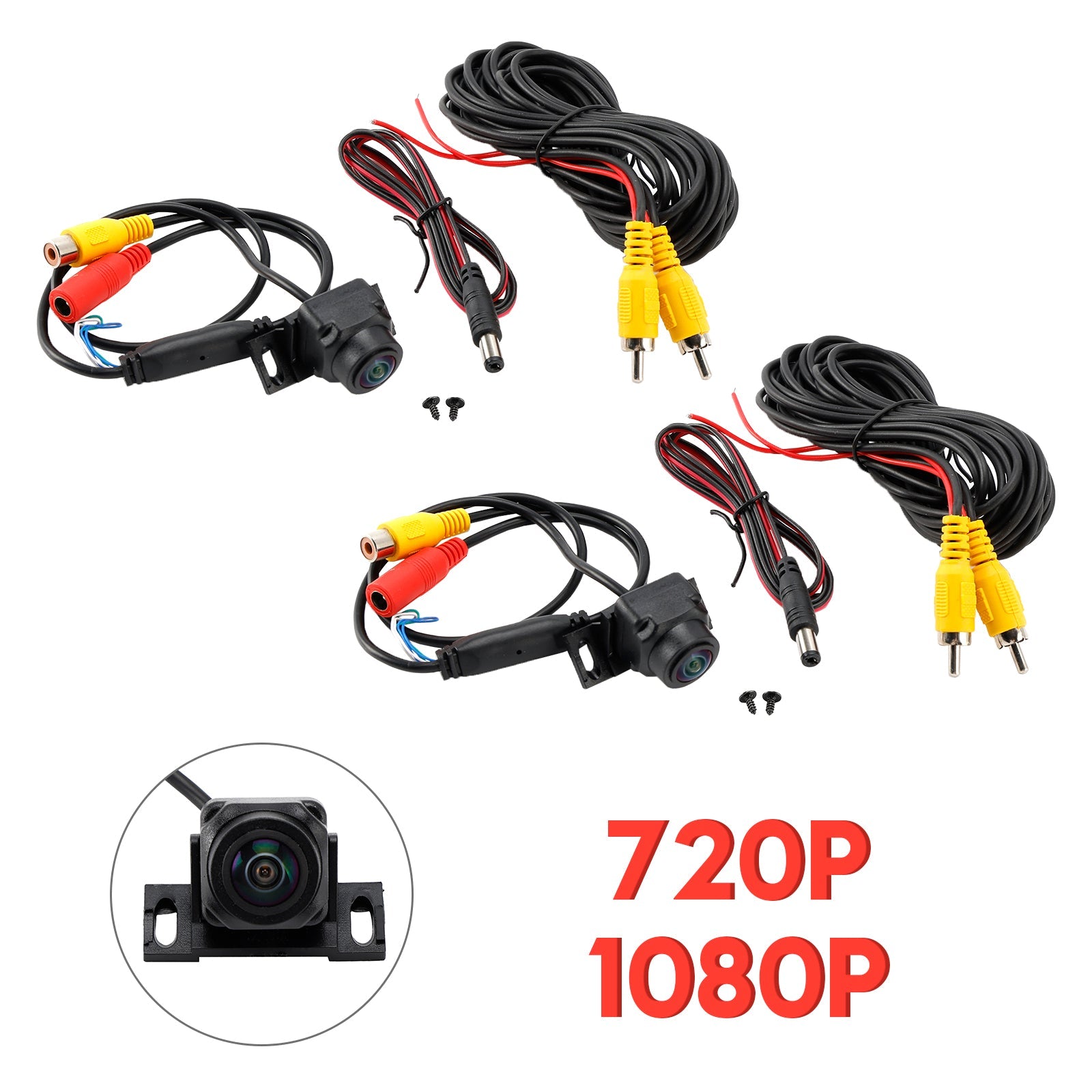 AHD/CVBS Three-Switch Rear View Car Camera Starlight Android Large Screen Image