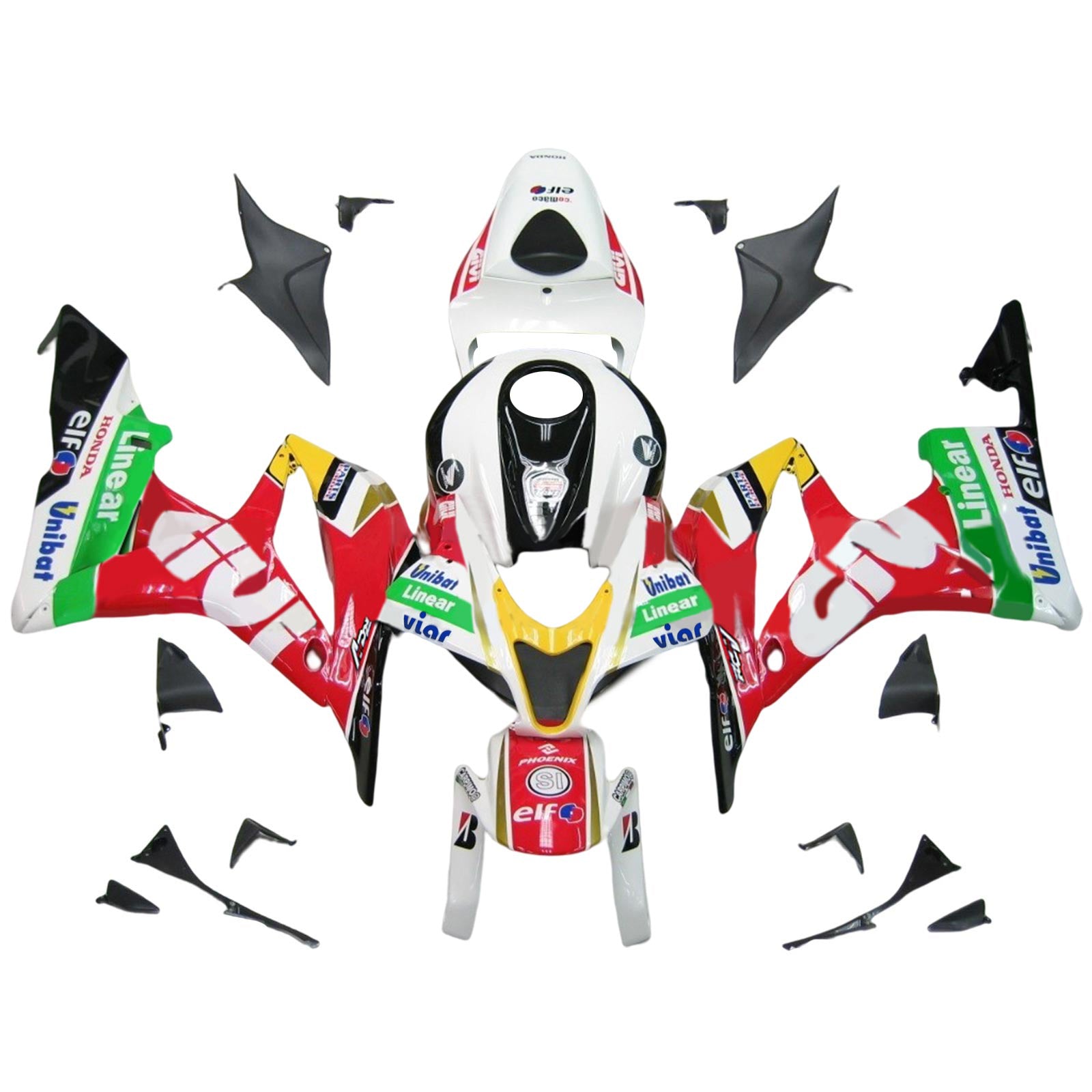 Honda CBR600RR 2007-2008 F5 Fairing Kit Bodywork Plastic ABS