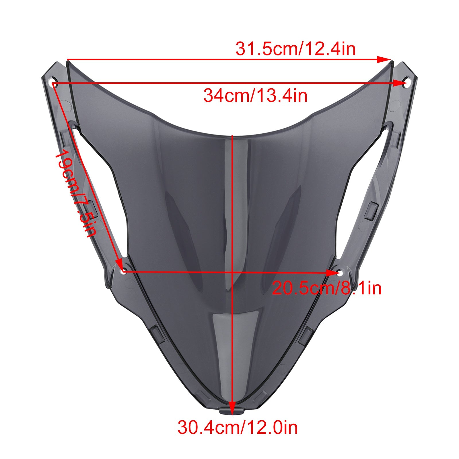 Windshield Windscreen for Kawasaki ZX6R 636 2024-2025
