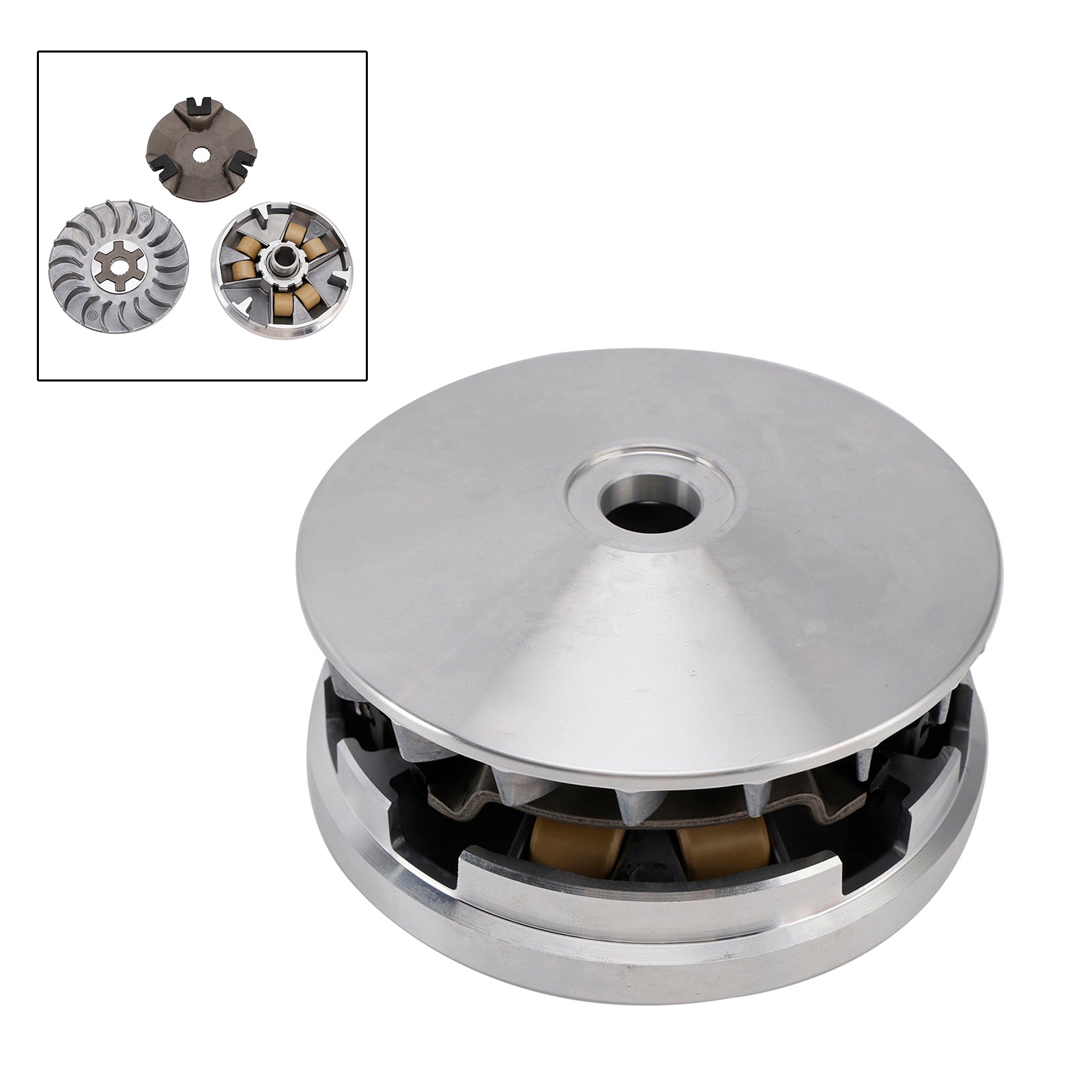 Front Clutch Variator Pulley Set 22102-116-000 For Adly Atv 50 V/Rs Supercross