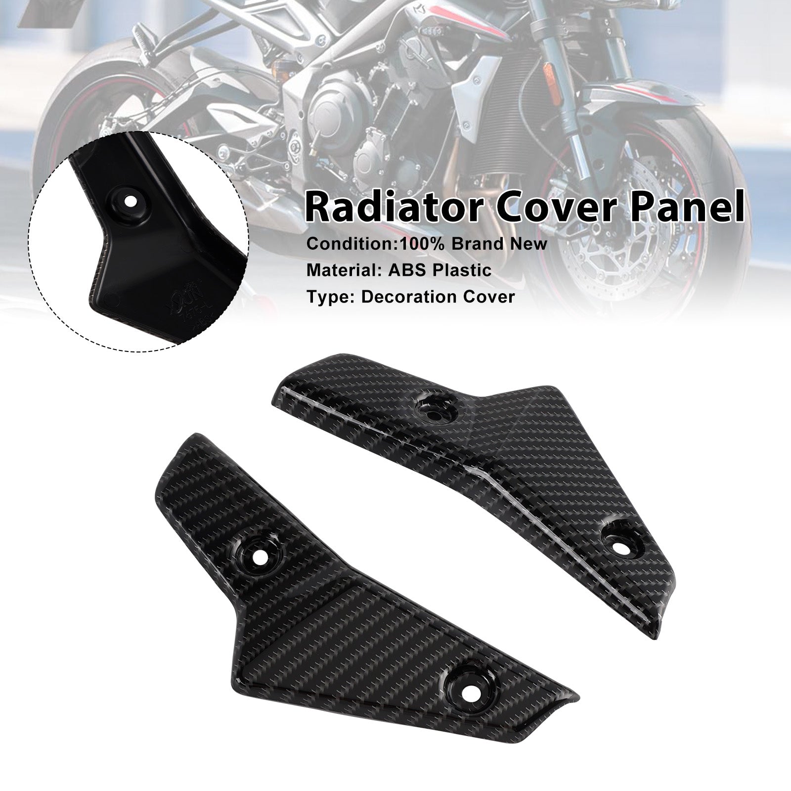 2020-2022 Street Triple 765 R/RS Radiator Side Cover Fairing Panels