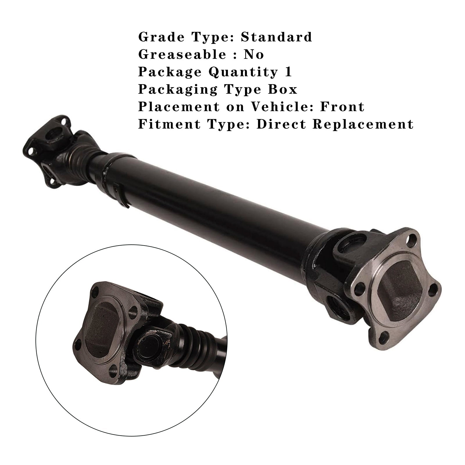 2007 Mercedes-Benz E280 W211 Front Side AWD Front Driveshaft Prop Shaft Assembly 2204107106 MB2204107106