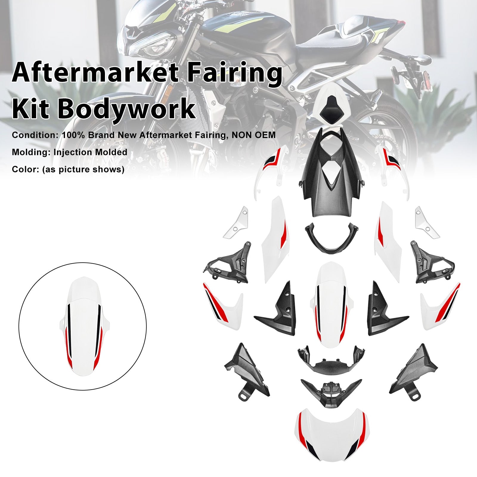 2020-2022 for Street Triple 765 R/RS Injection Bodywork Fairing Kit